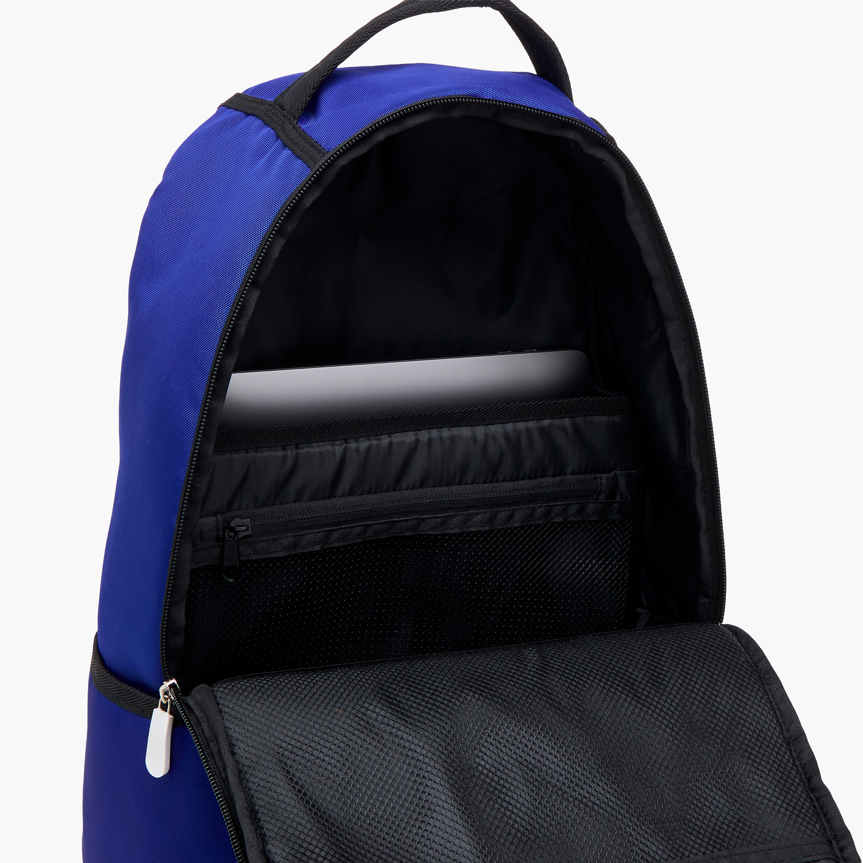 NBA Logo Print Backpack with Adjustable Shoulder Straps and Zip Closure - 17 inches-school-bagsandbackpacks-backpacks-image-12