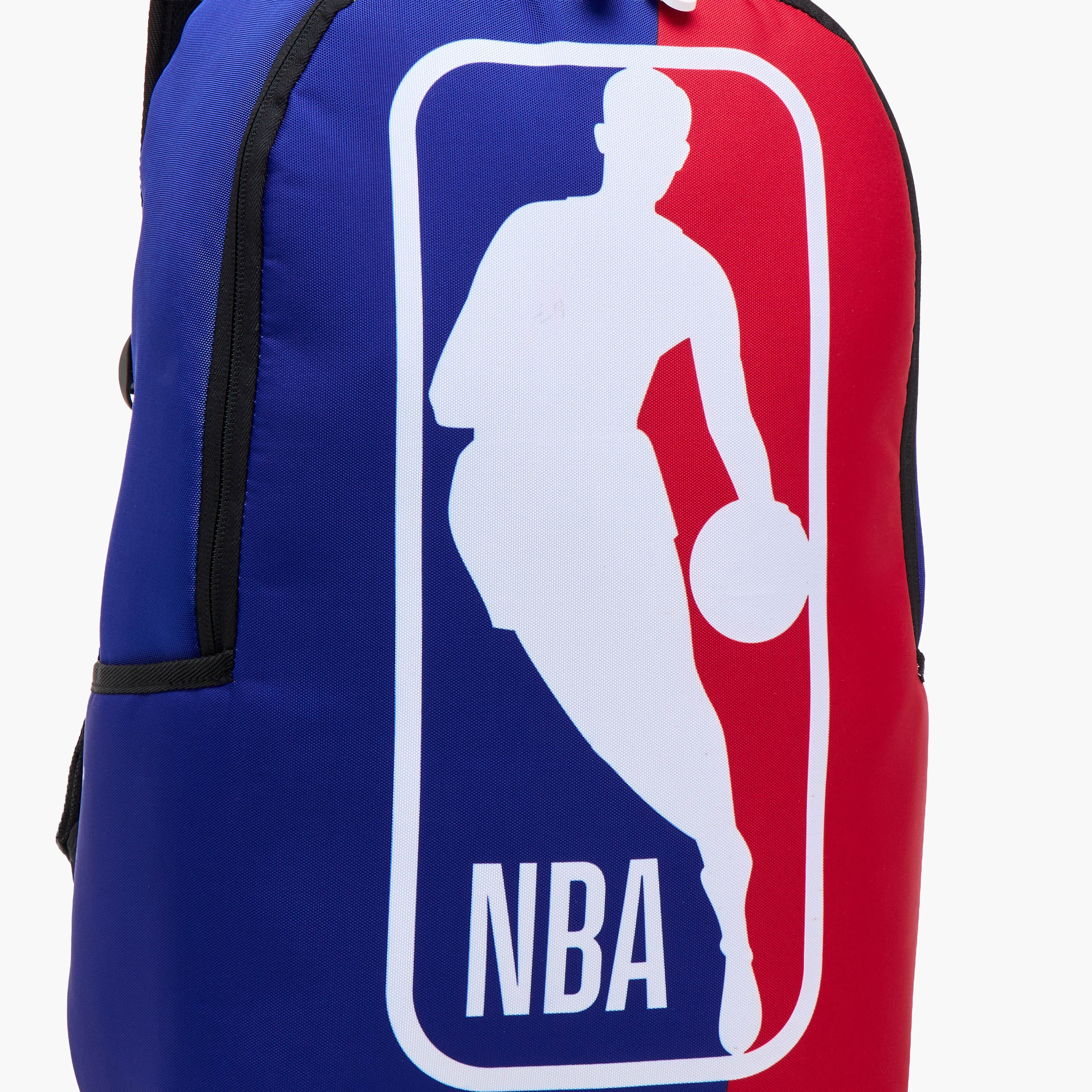 NBA Logo Print Backpack with Adjustable Shoulder Straps and Zip Closure - 17 inches-school-bagsandbackpacks-backpacks-image-9