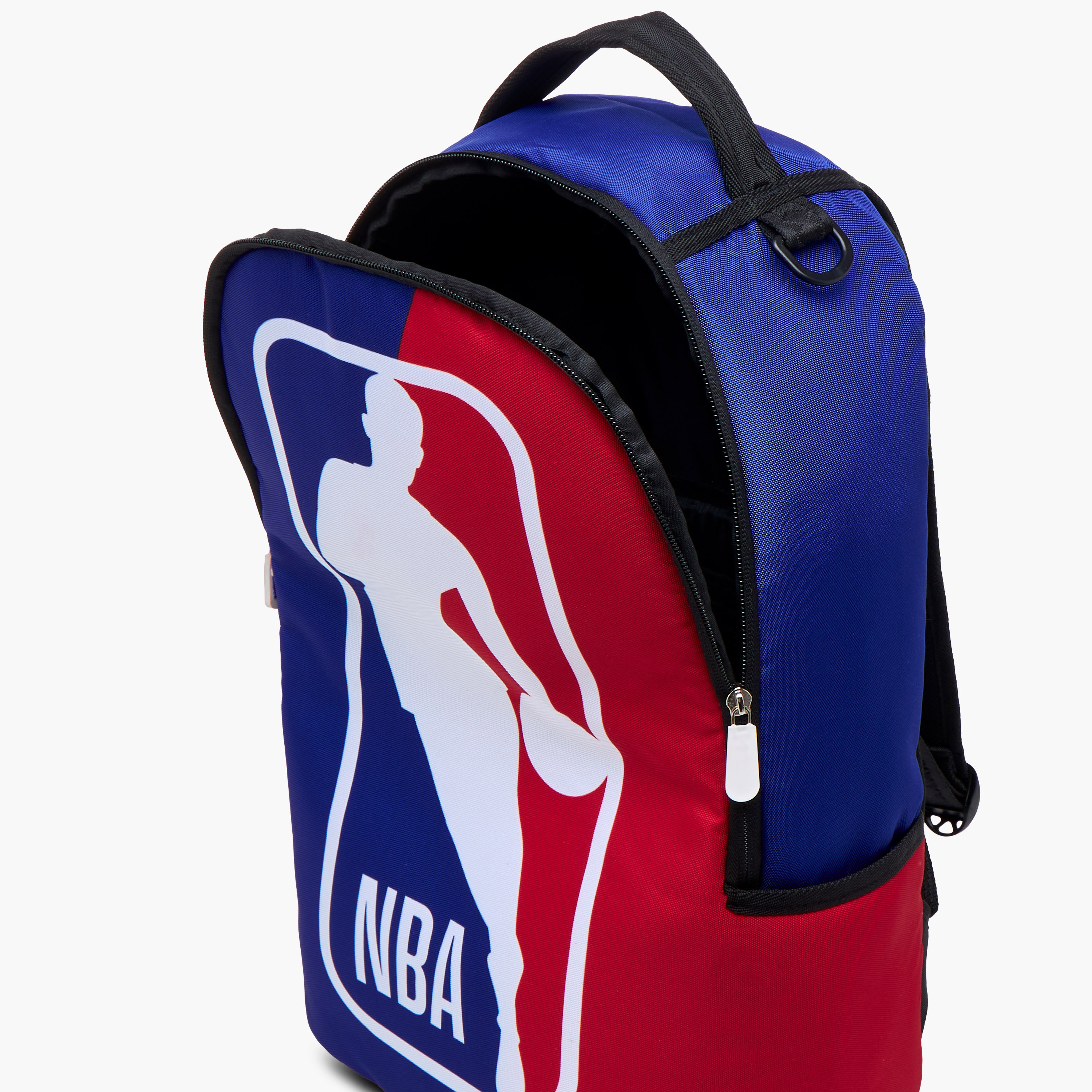 NBA Logo Print Backpack with Adjustable Shoulder Straps and Zip Closure - 17 inches-school-bagsandbackpacks-backpacks-image-11