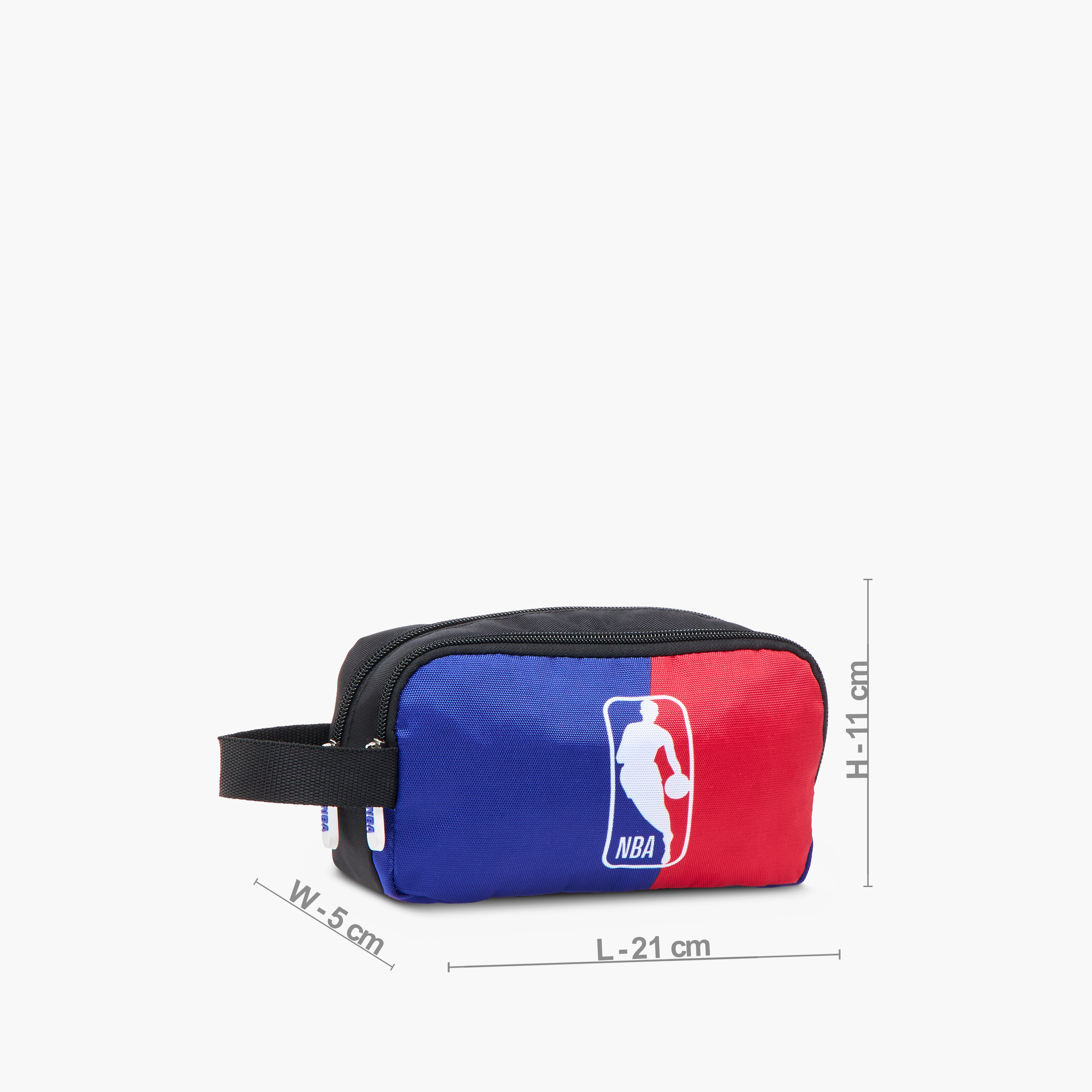 NBA Printed Pencil Pouch with Zip Closure-school-stationery-pencilcases-image-2