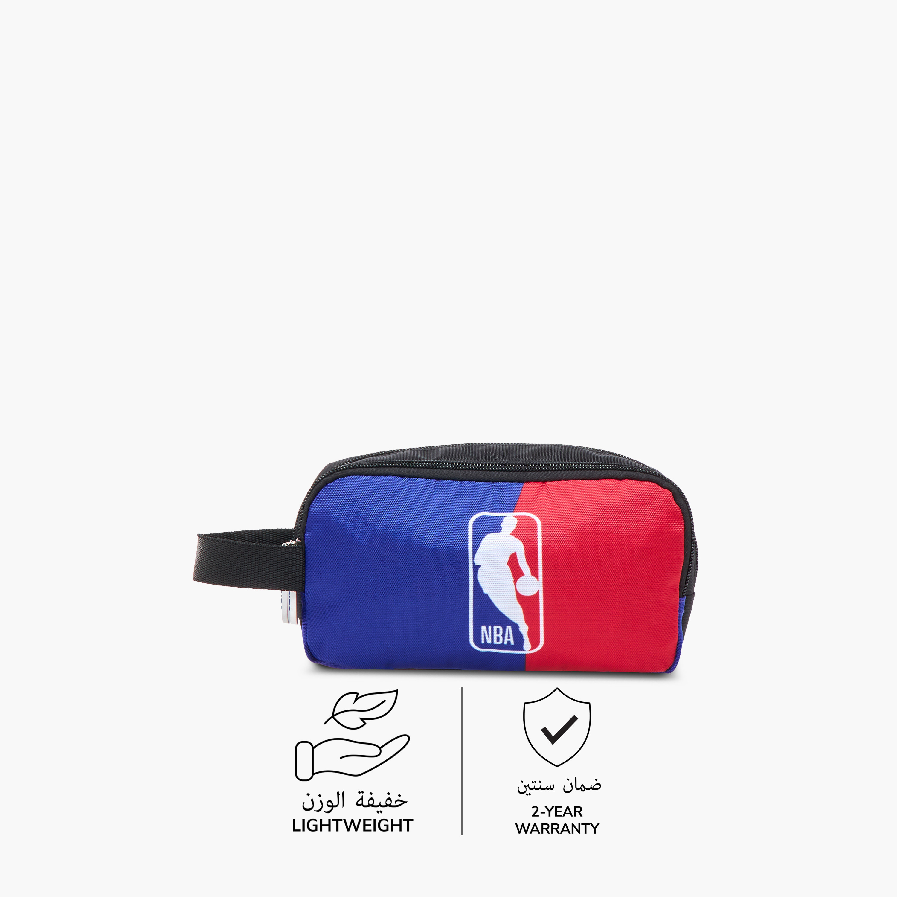NBA Printed Pencil Pouch with Zip Closure-school-stationery-pencilcases-image-4