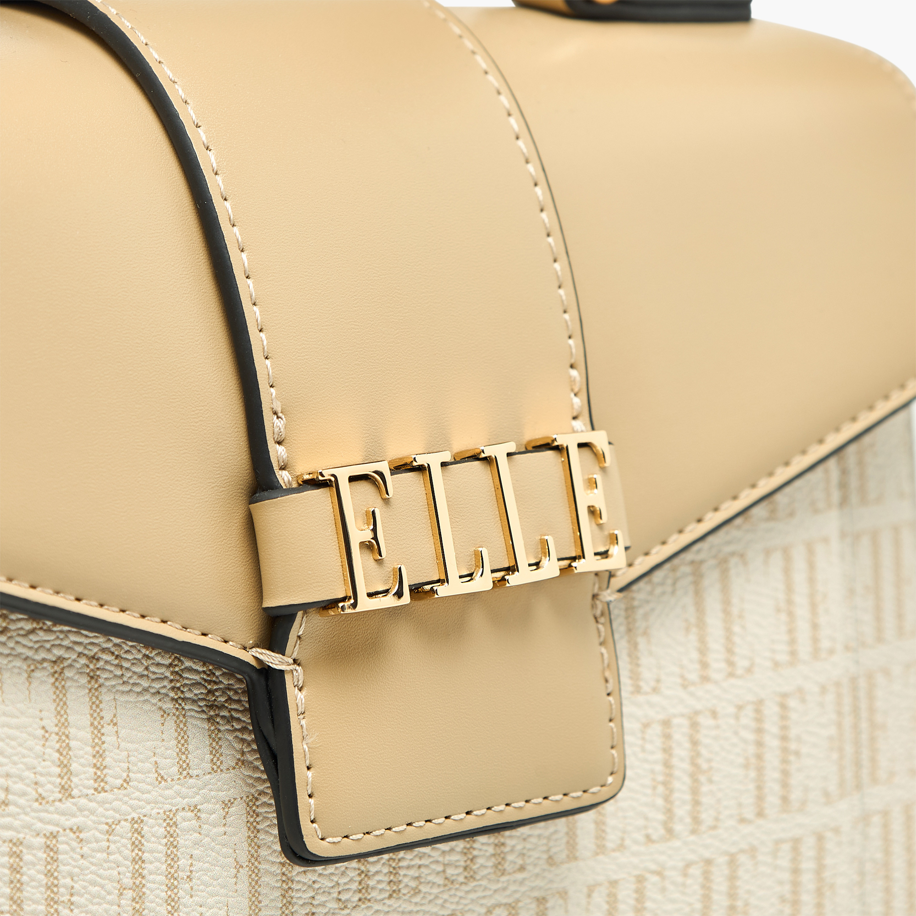 Elle Monogram Print Satchel Bag with Top Handle-women-bagsandwallets-handbags-image-5