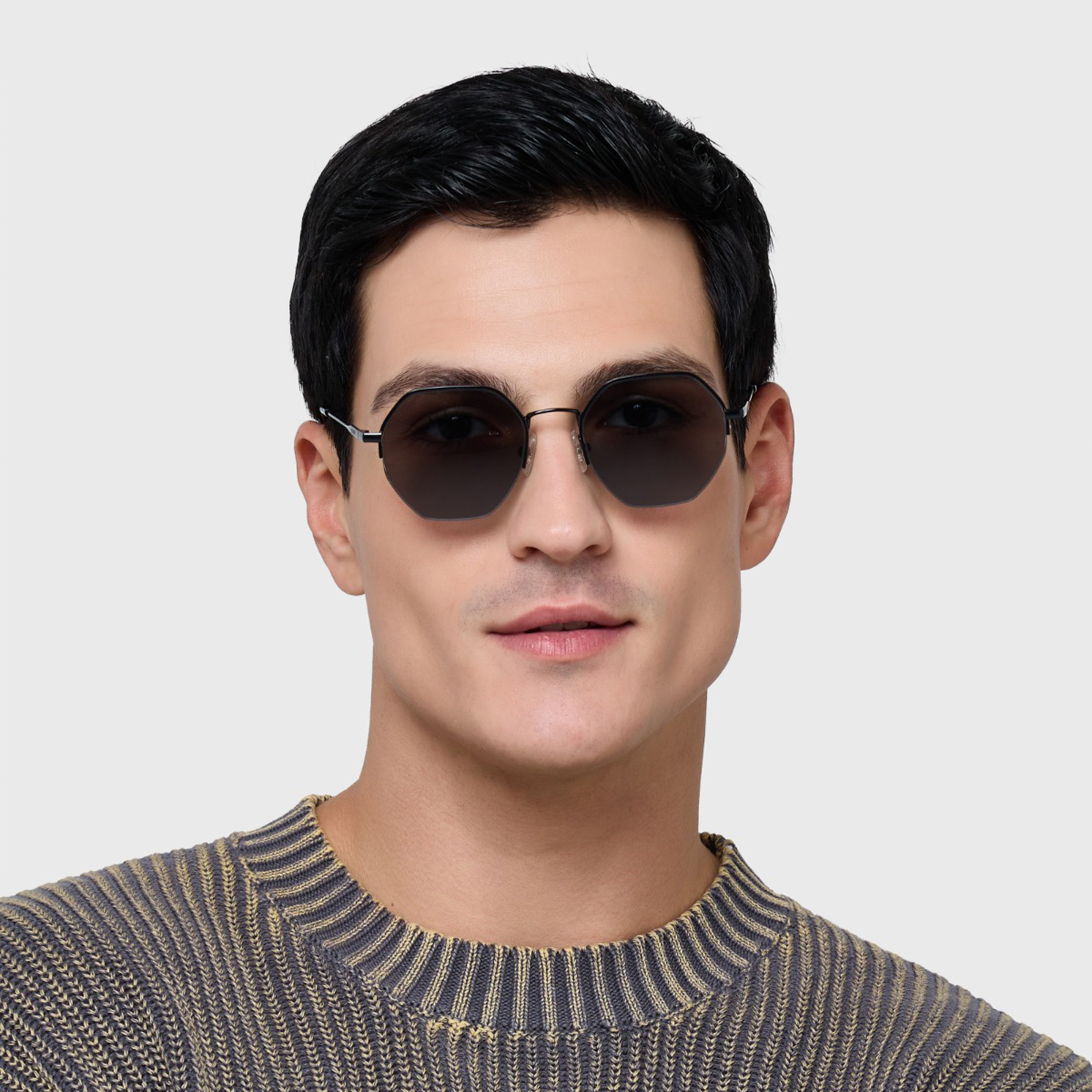 30Sundays Azzurro 50MM Black Geometric Sunglasses su100101-30s-000305-0101-50-men-sunglasses-image-5