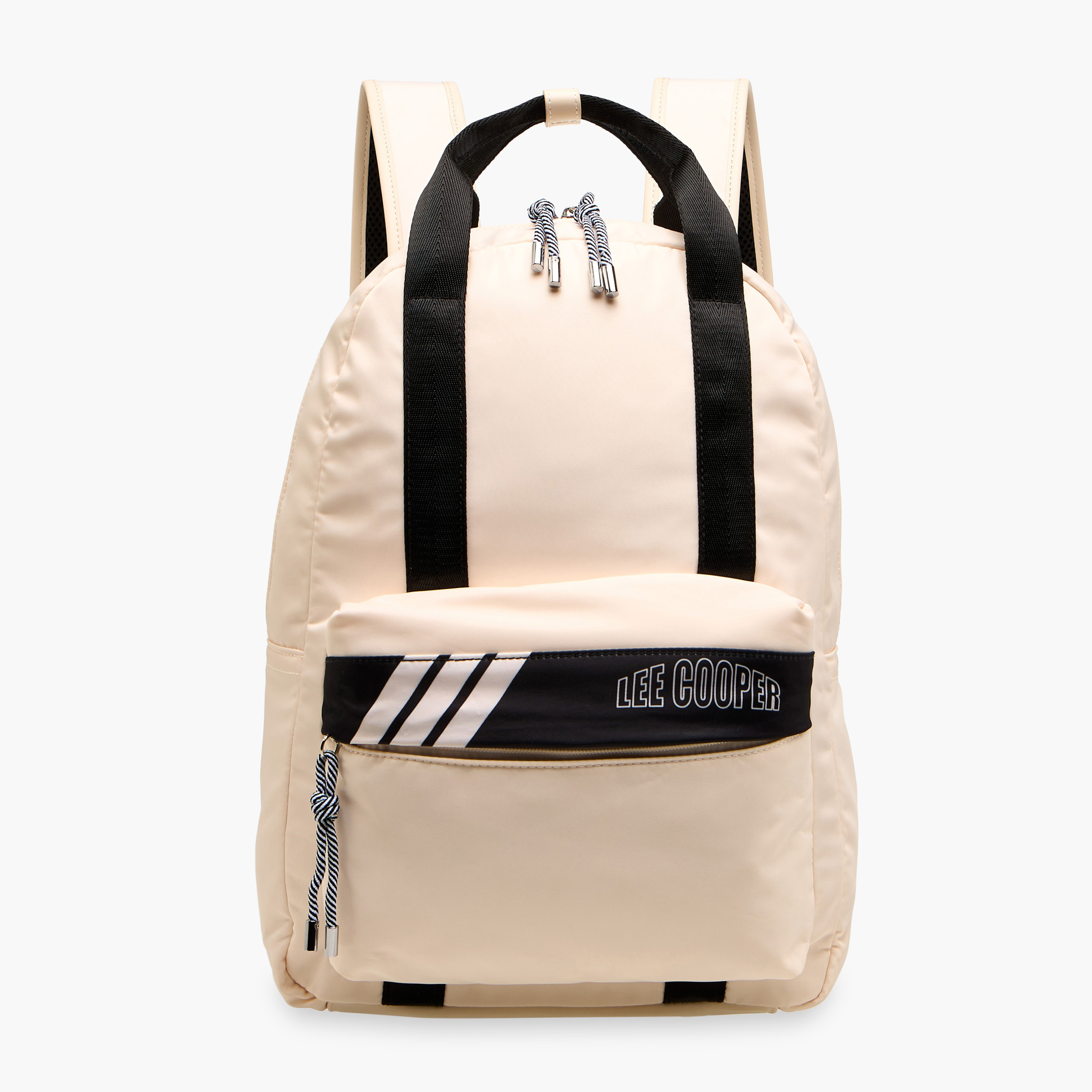 Lee Cooper Colourblock Backpack with Adjustable Shoulder Straps and Zip Closure - 13x30x40 cm-men-bags-image-1