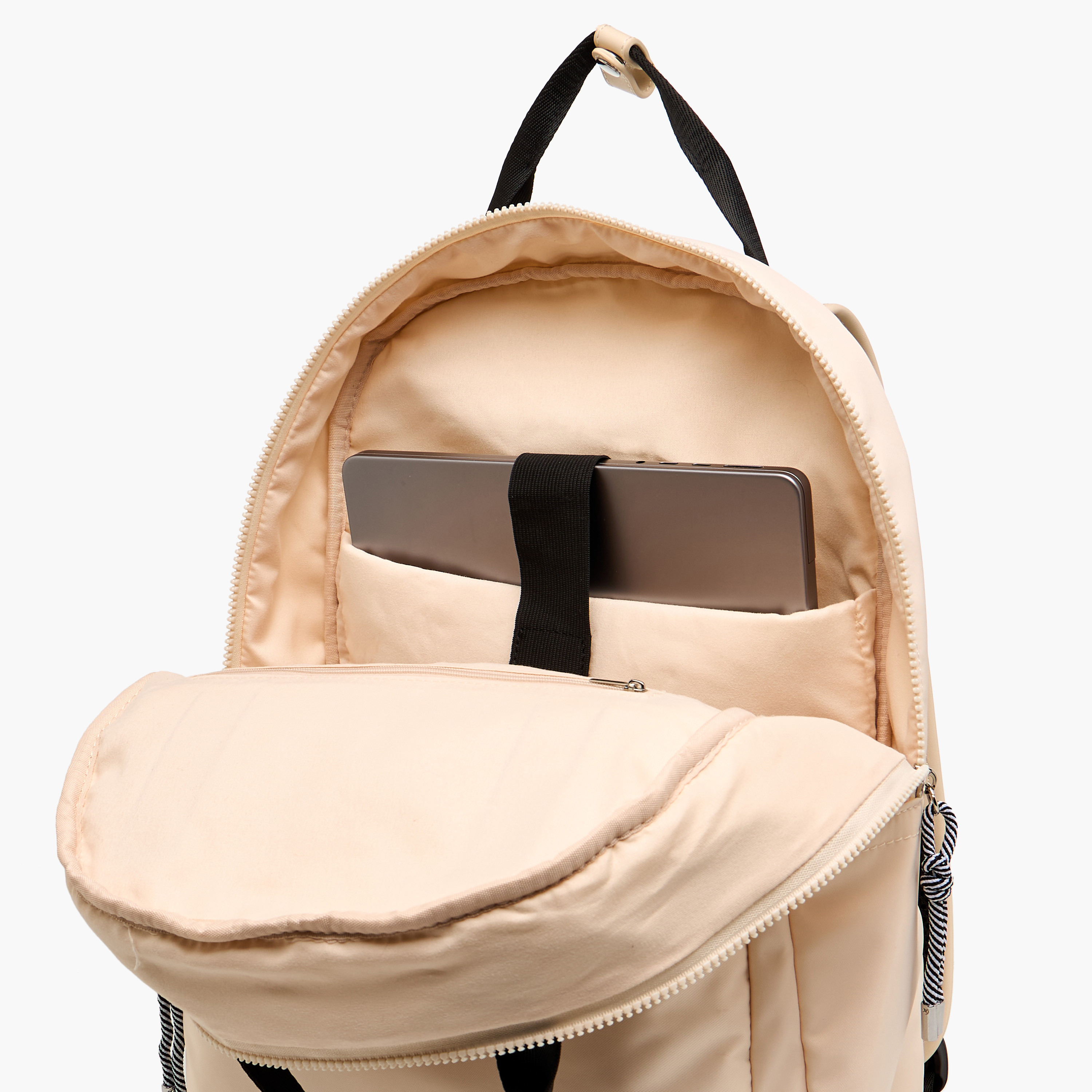 Lee Cooper Colourblock Backpack with Adjustable Shoulder Straps and Zip Closure - 13x30x40 cm-men-bags-image-7