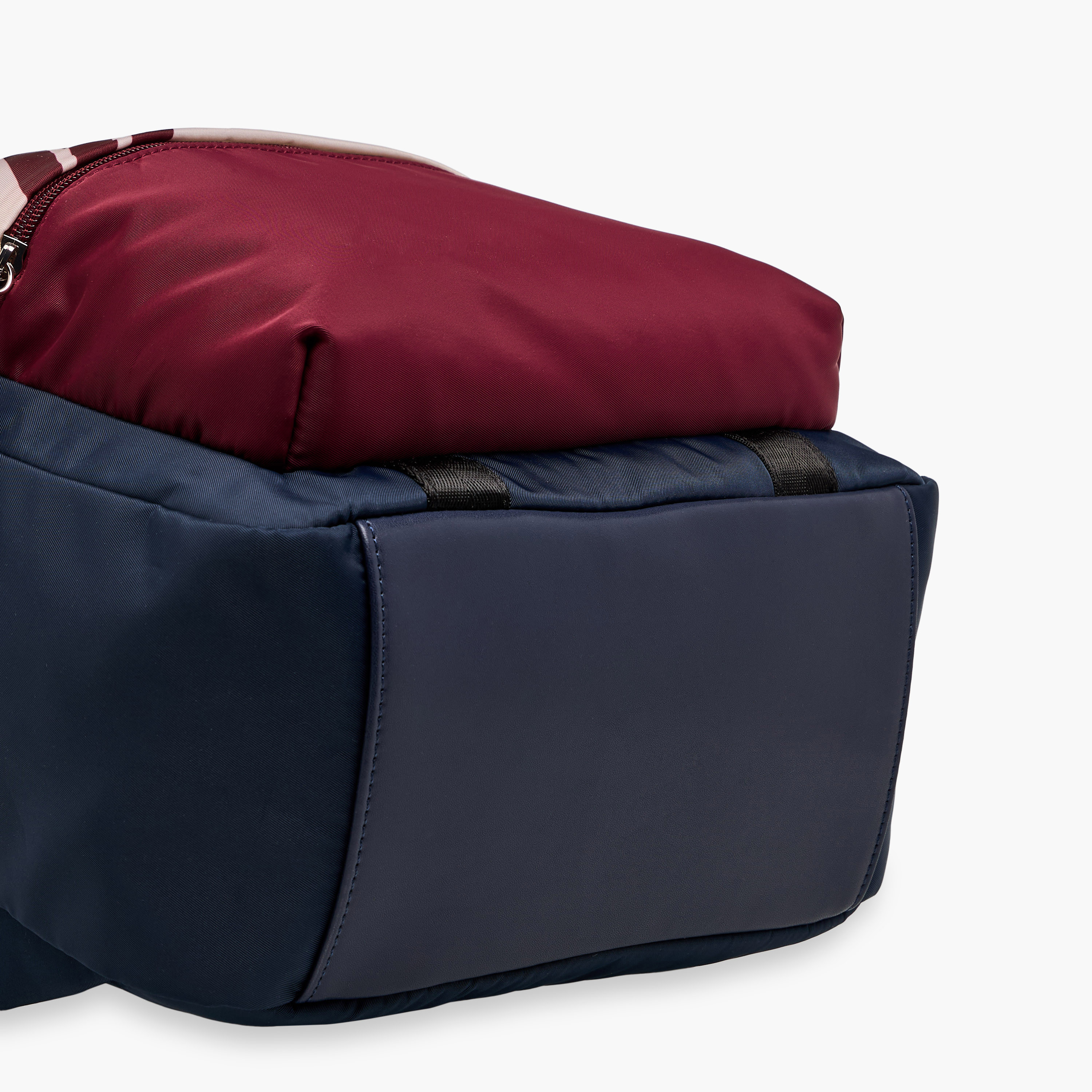 Lee Cooper Colourblock Backpack with Adjustable Shoulder Straps and Zip Closure - 13x30x40 cm-men-bags-image-6