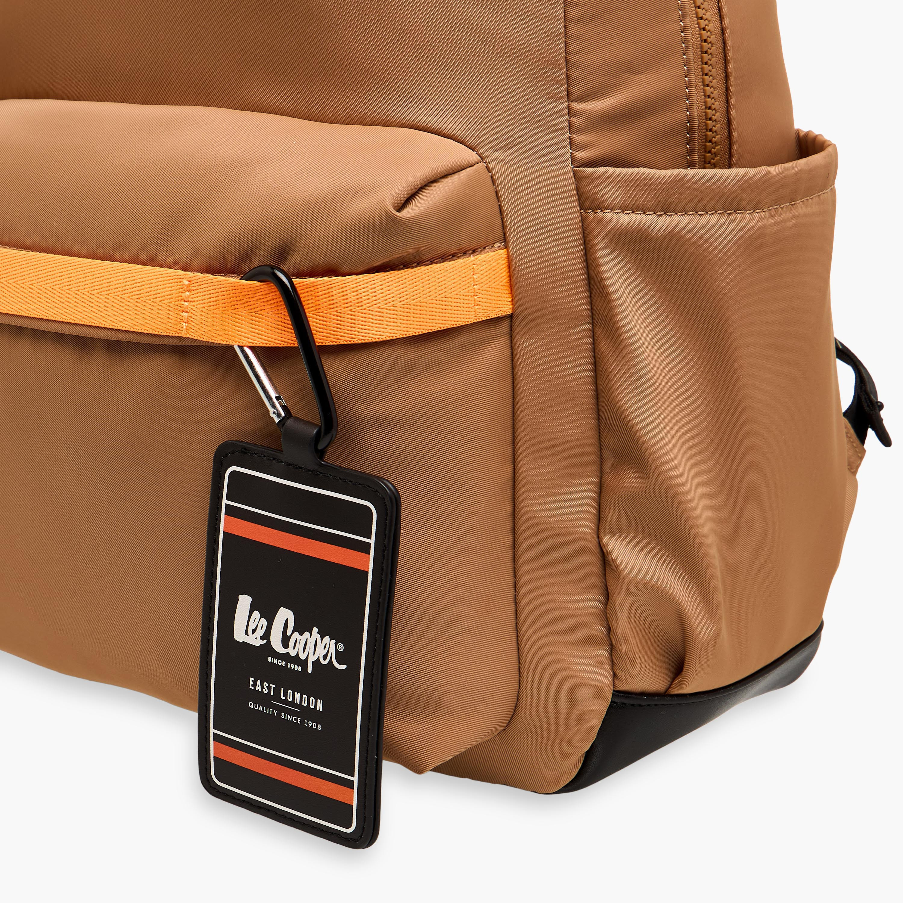 Lee Cooper Colourblock Backpack with Adjustable Shoulder Straps and Zip Closure - 13x30x41 cm-men-bags-image-5