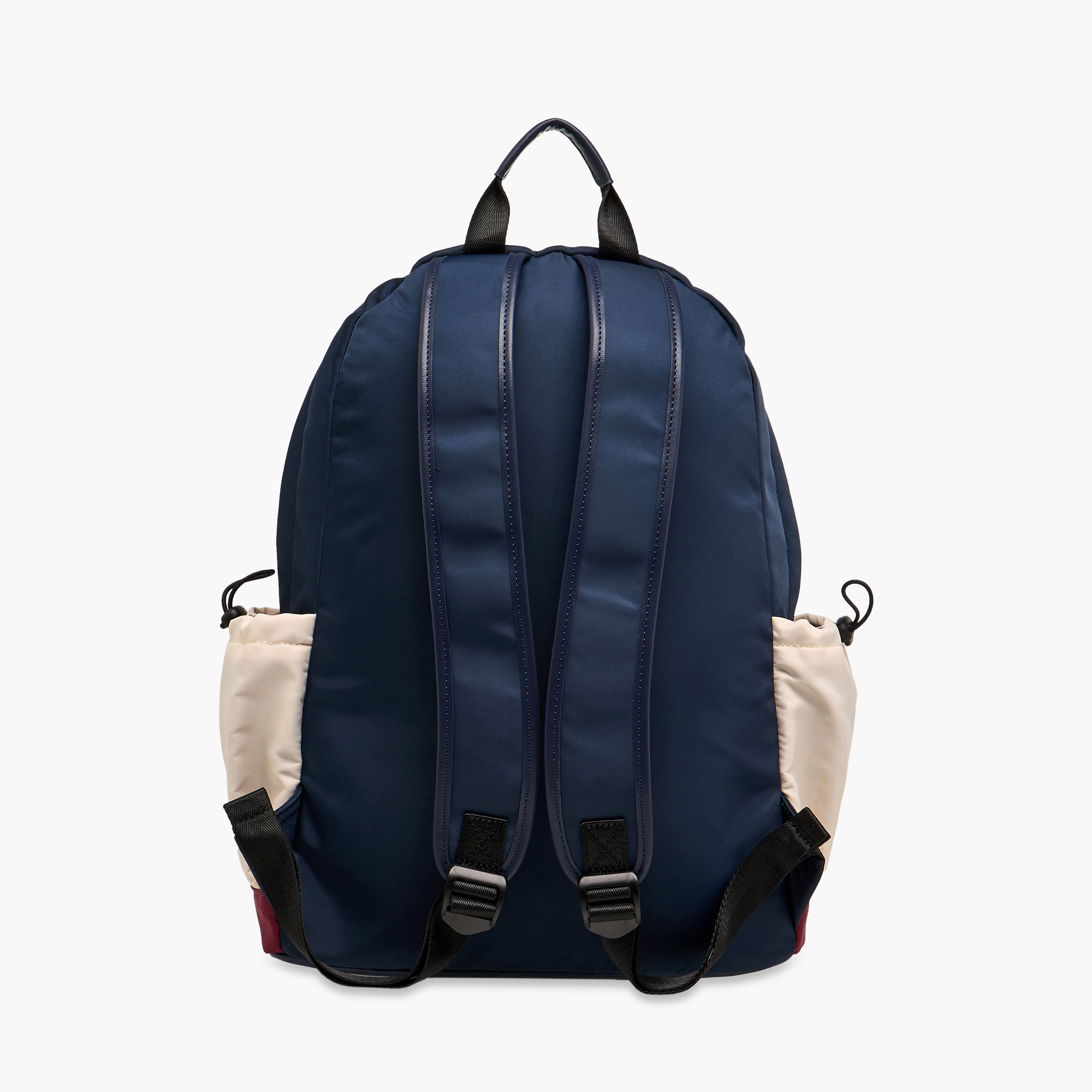Lee Cooper Printed Backpack with Adjustable Shoulder Straps and Zip Closure - 13x30x41 cm-men-bags-image-3