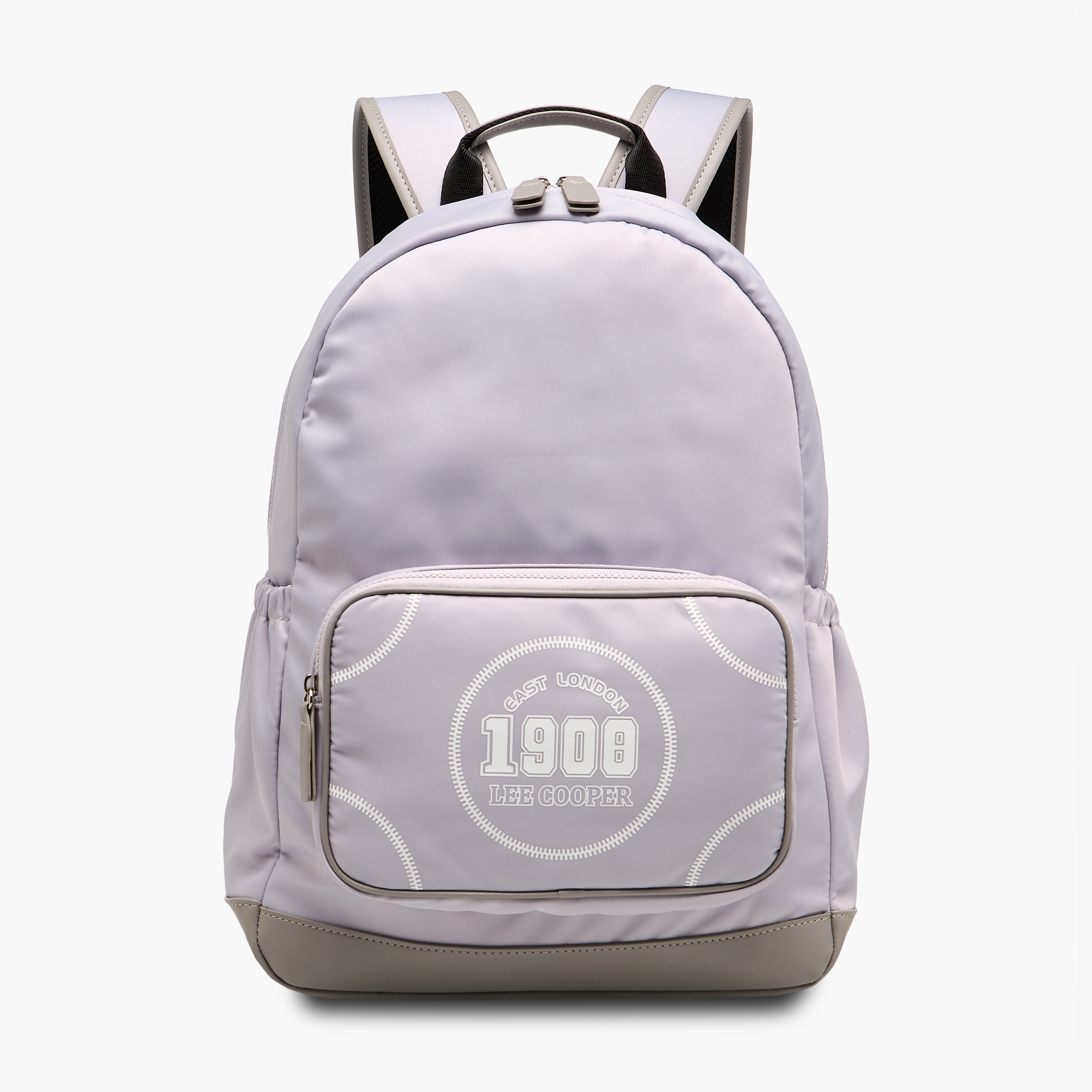Lee Cooper Printed Backpack with Adjustable Shoulder Straps and Zip Closure - 13x30x41 cm-women-bagsandwallets-backpacks-image-1