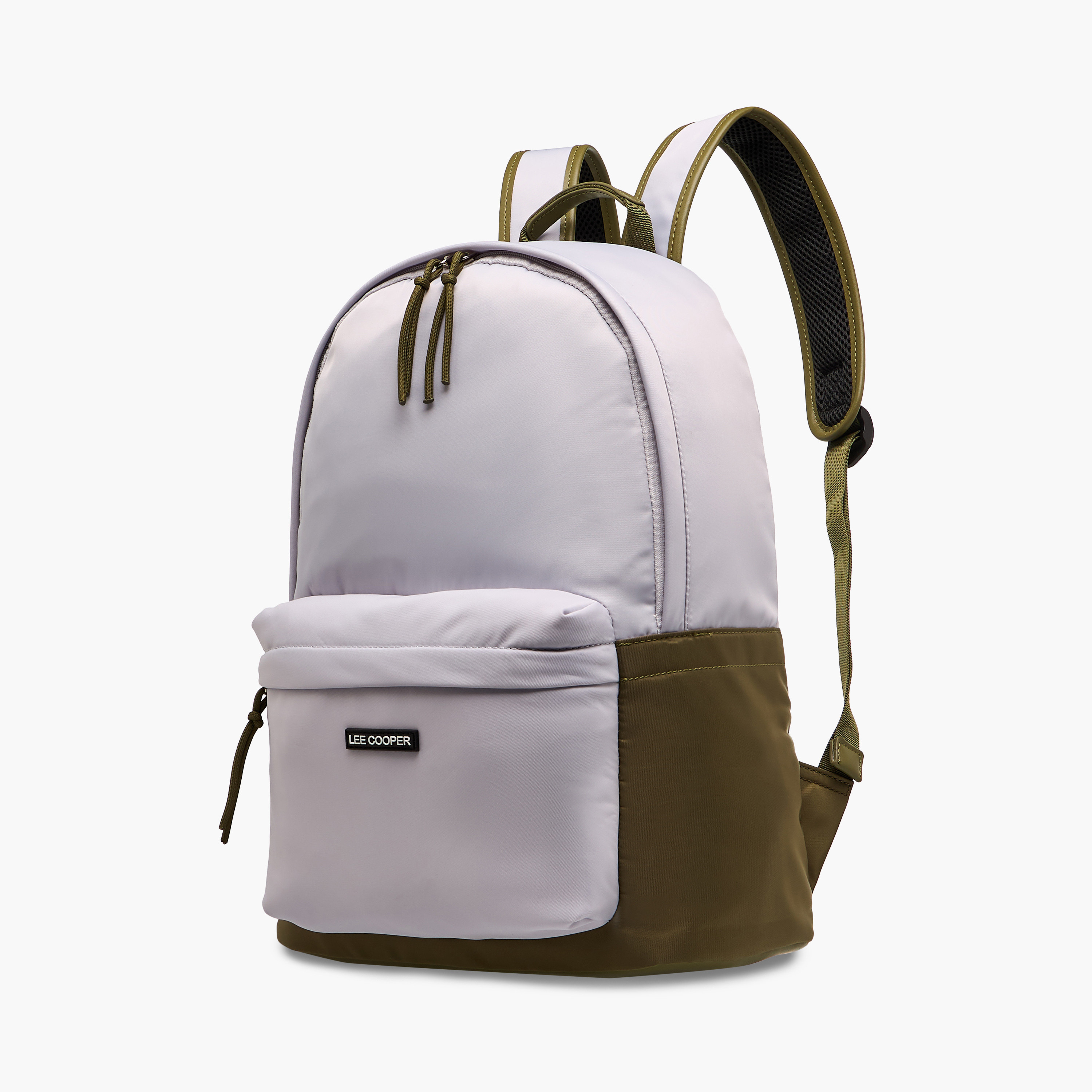 Lee Cooper Colourblock Backpack with Adjustable Shoulder Straps and Zip Closure - 15x30x40 cm-men-bags-image-2