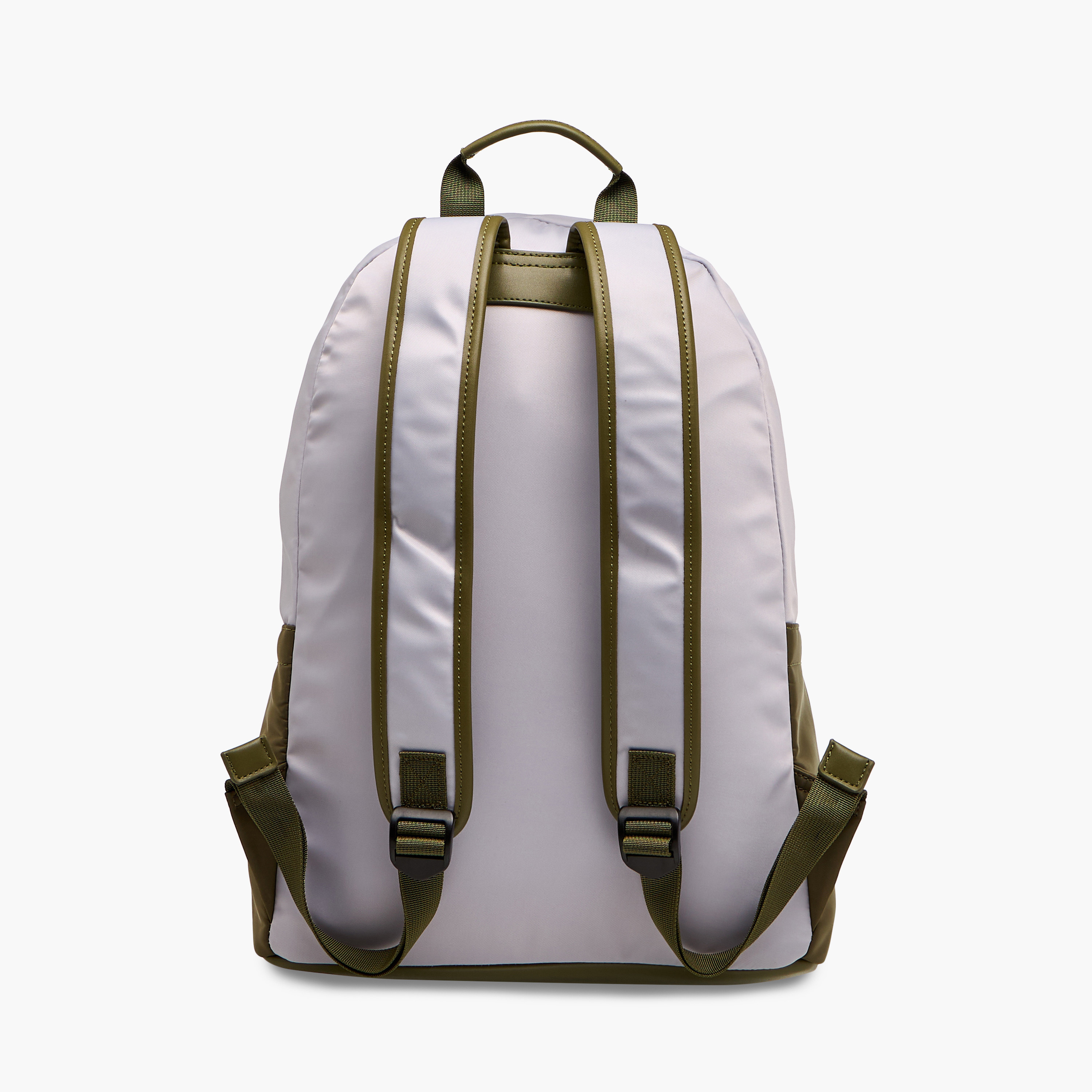 Lee Cooper Colourblock Backpack with Adjustable Shoulder Straps and Zip Closure - 15x30x40 cm-men-bags-image-3