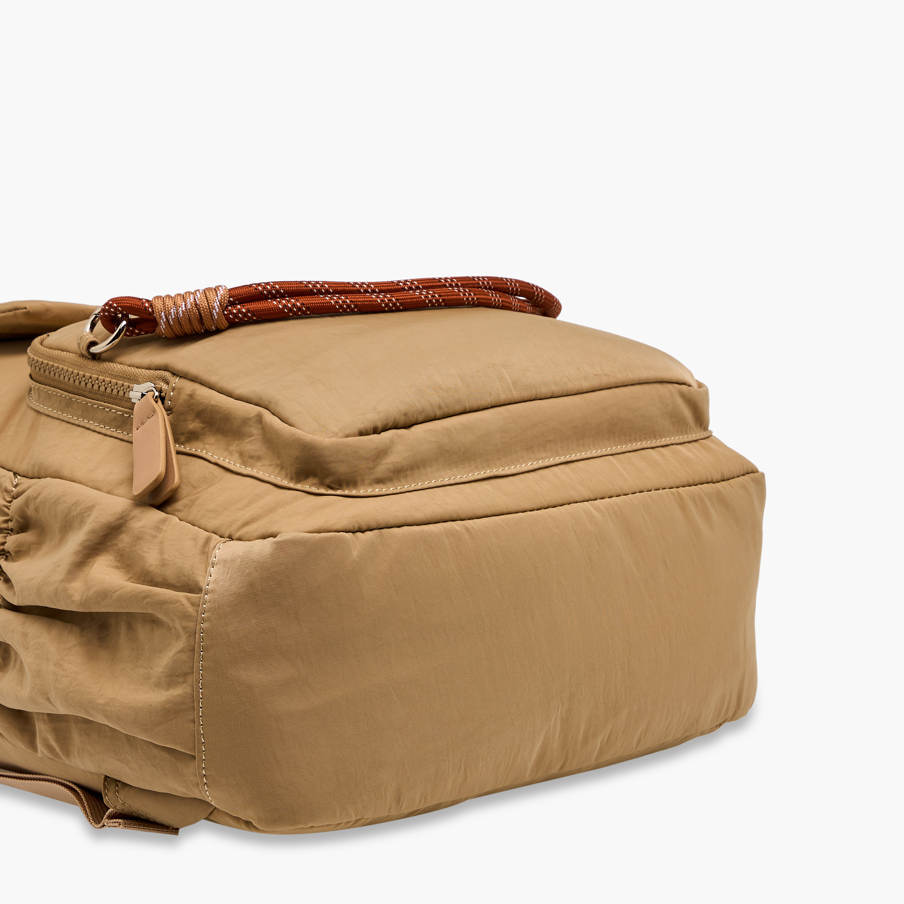 Lee Cooper Rope Accent Backpack with Adjustable Shoulder Straps and Zip Closure - 13x30x40 cm-men-bags-image-6