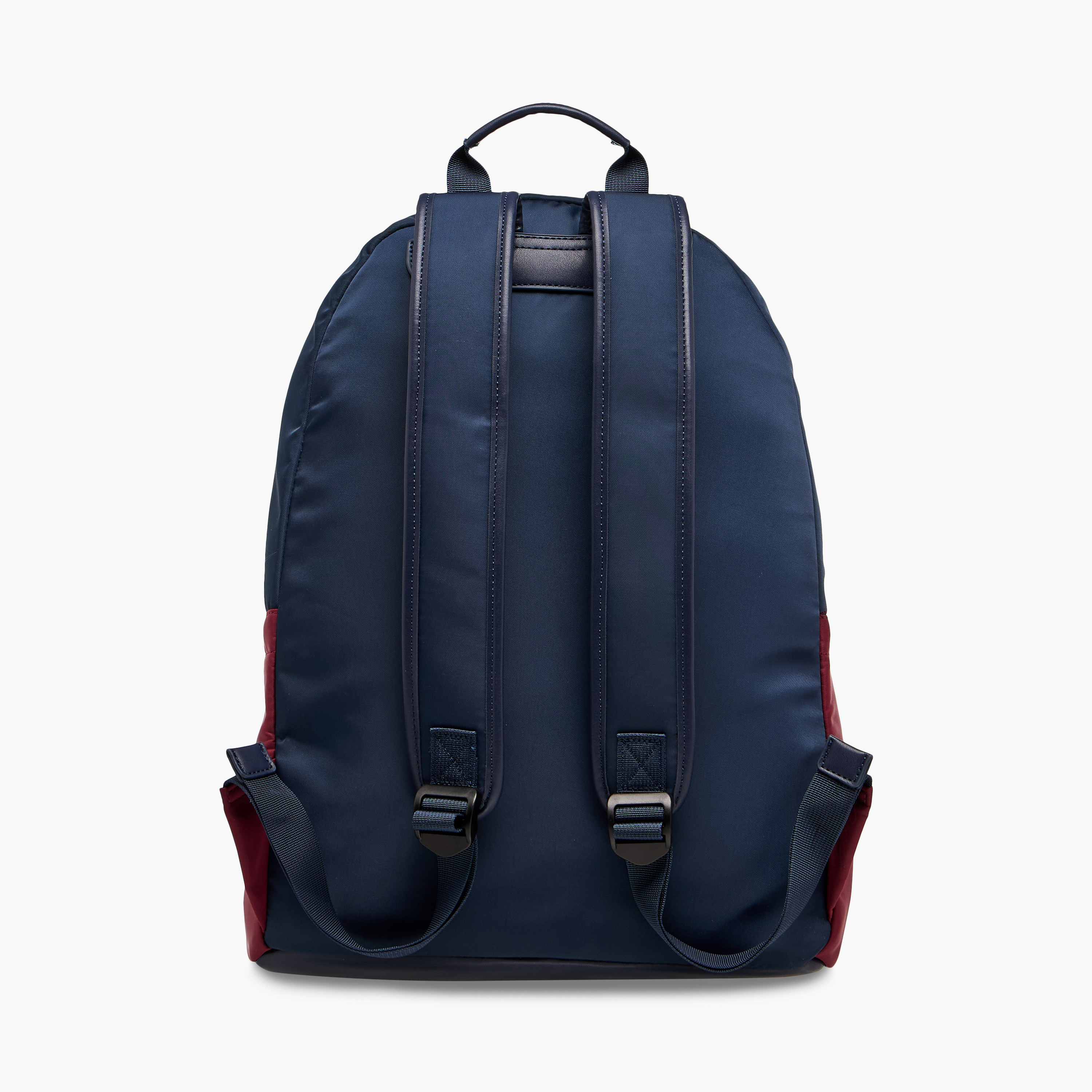 Lee Cooper Colourblock Backpack with Adjustable Shoulder Straps and Zip Closure - 15x30x40 cm-men-bags-image-3