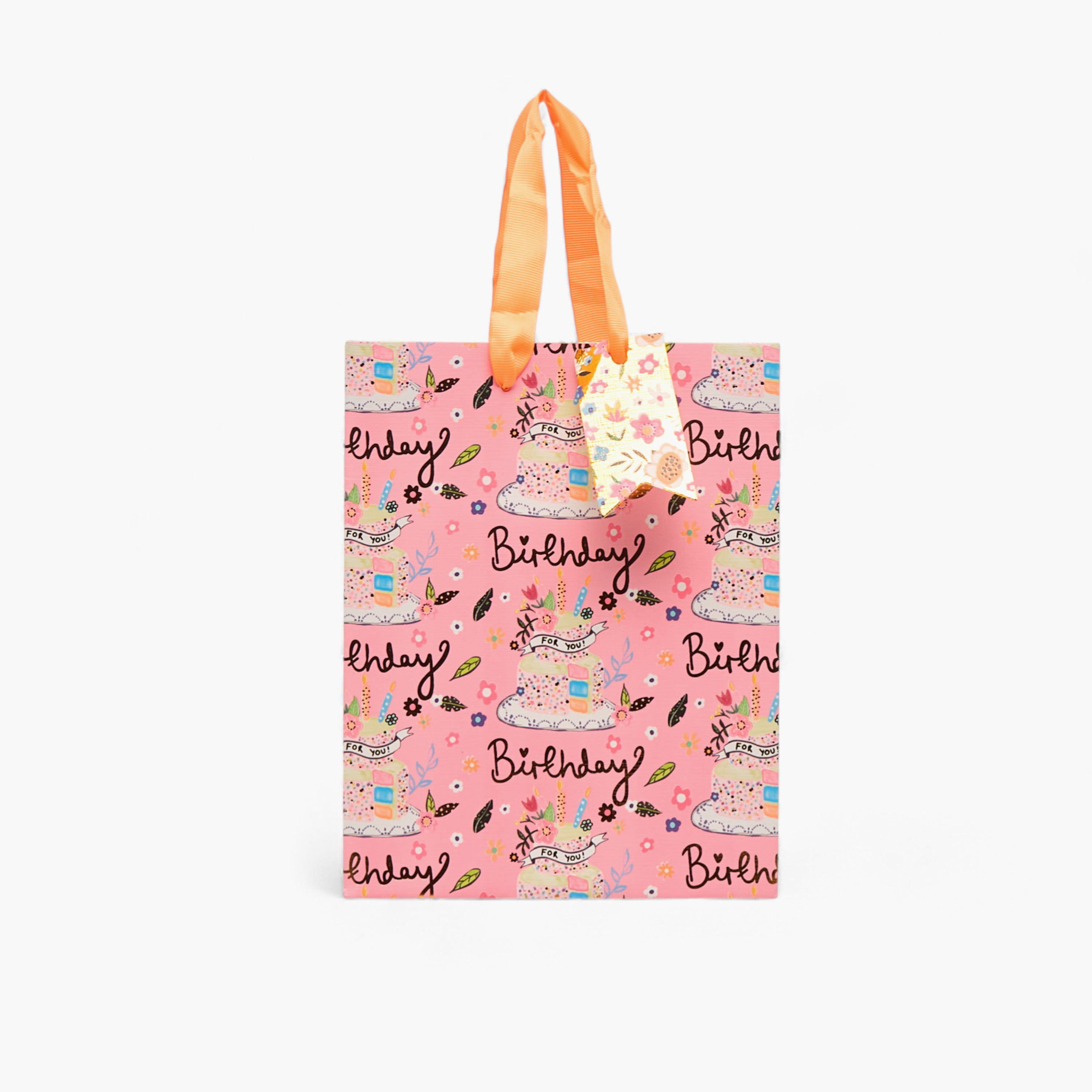 Findz Birthday Print Paper Gift Bag - Medium-household-giftingaccessories-giftings-image-1