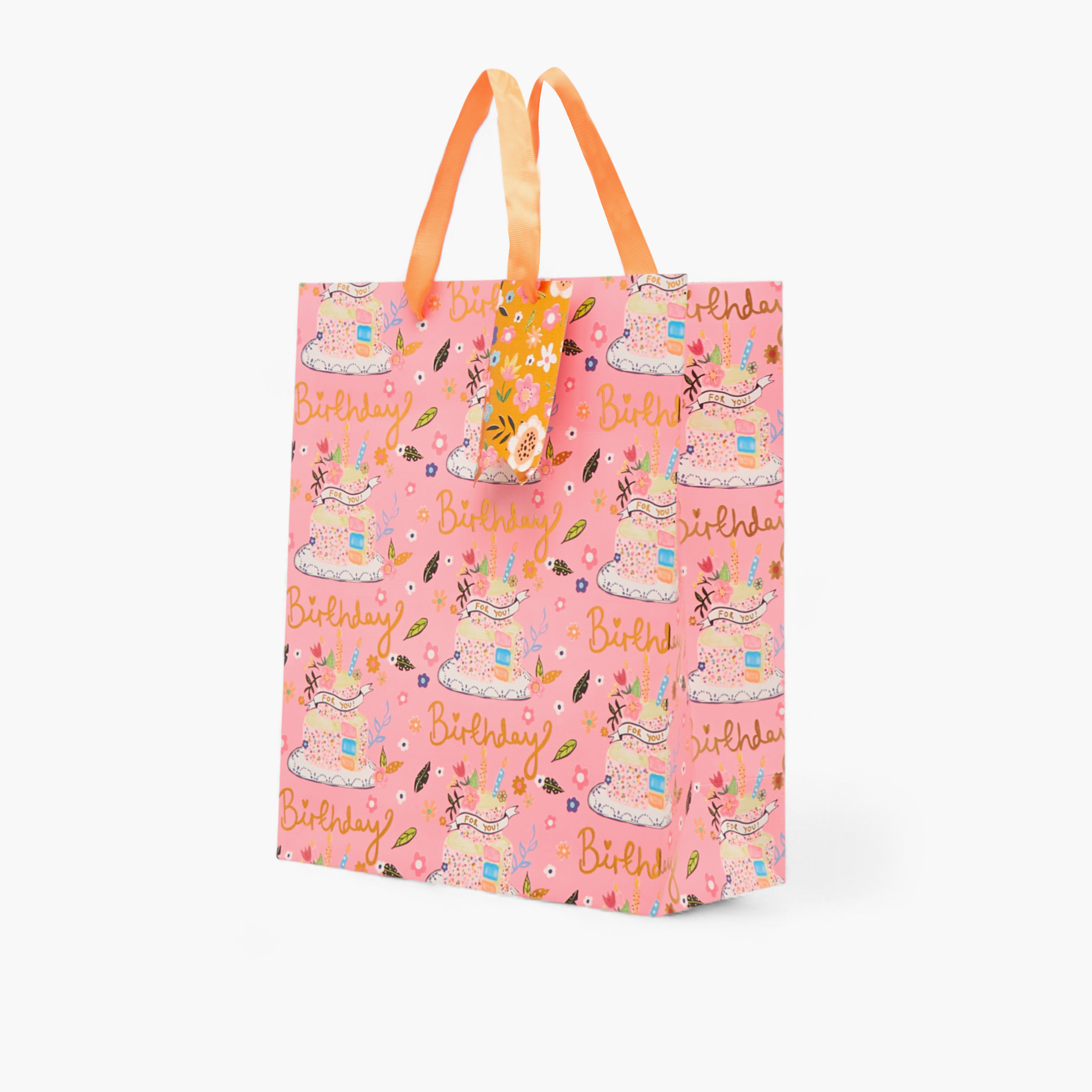 Findz Birthday Print Paper Gift Bag - Large-household-giftingaccessories-giftings-image-2