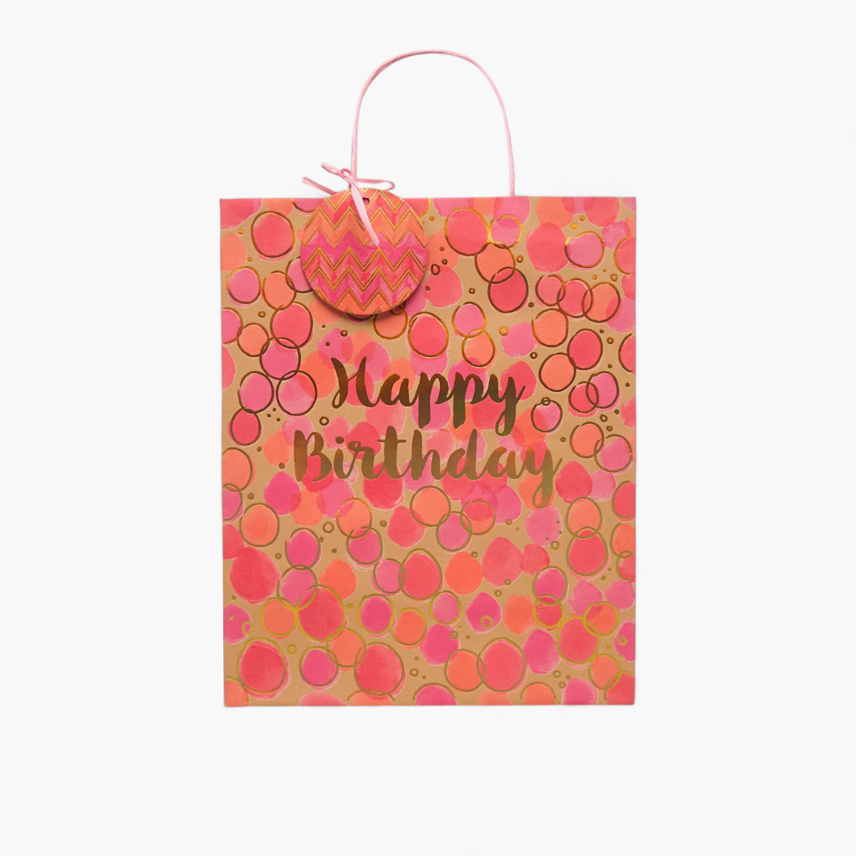 Findz Birthday Print Paper Gift Bag - Large-household-giftingaccessories-giftings-image-1