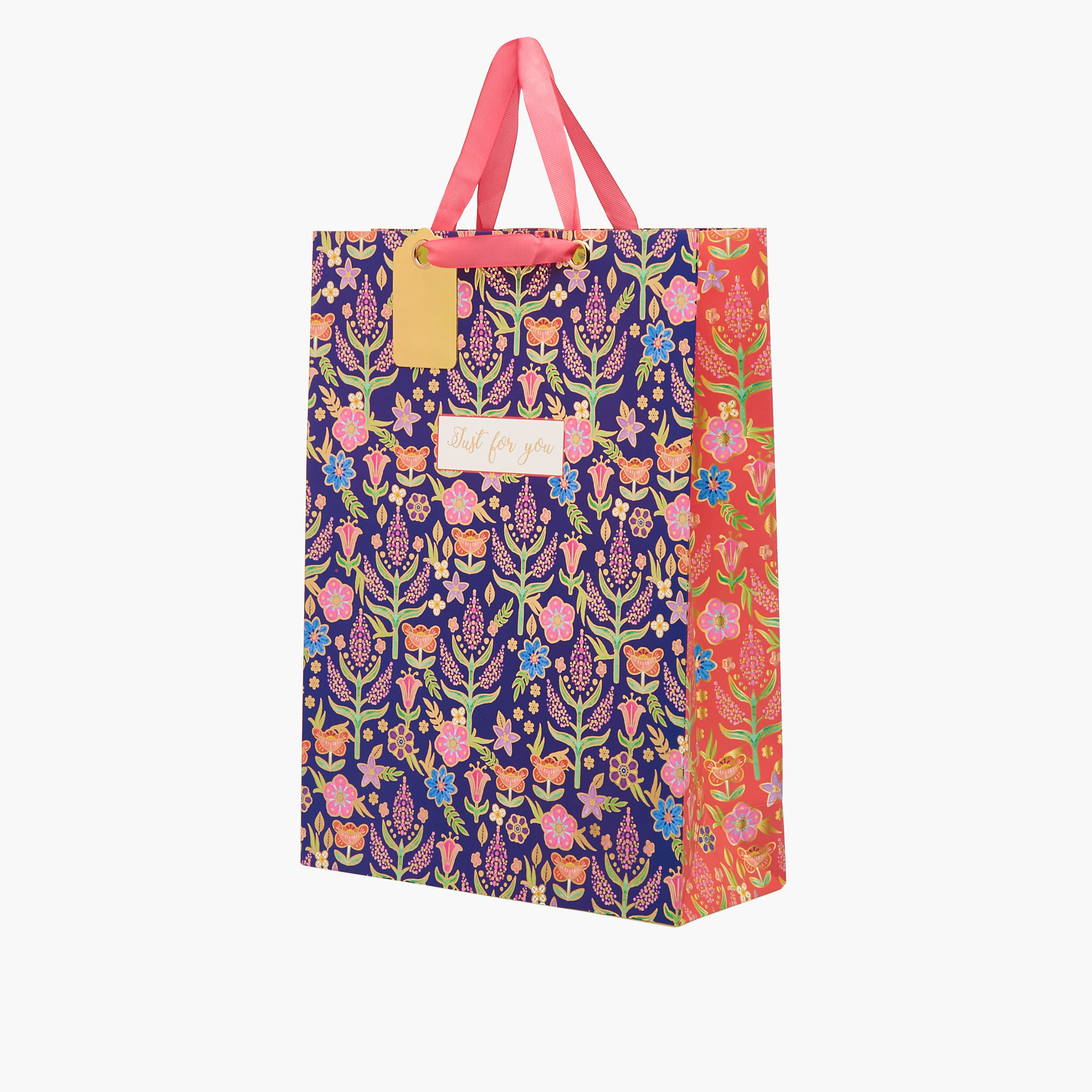Findz Floral Print Paper Gift Bag - Extra Large-household-giftingaccessories-giftings-image-2