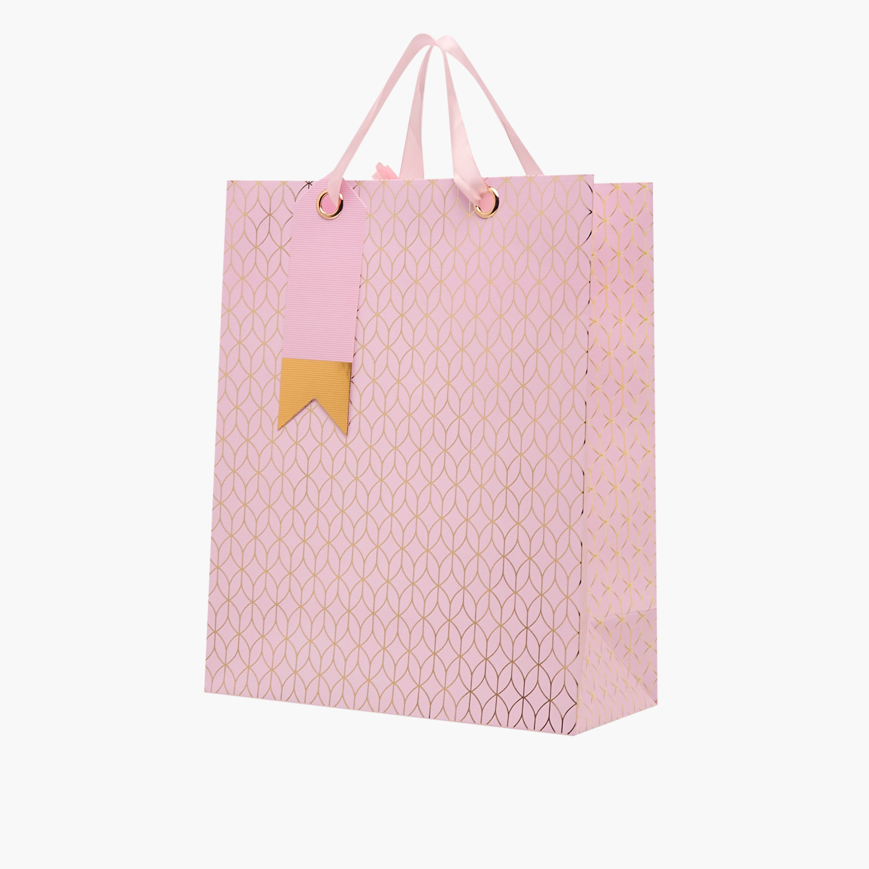 Findz Geometric Print Paper Gift Bag - Large-household-giftingaccessories-giftings-image-2