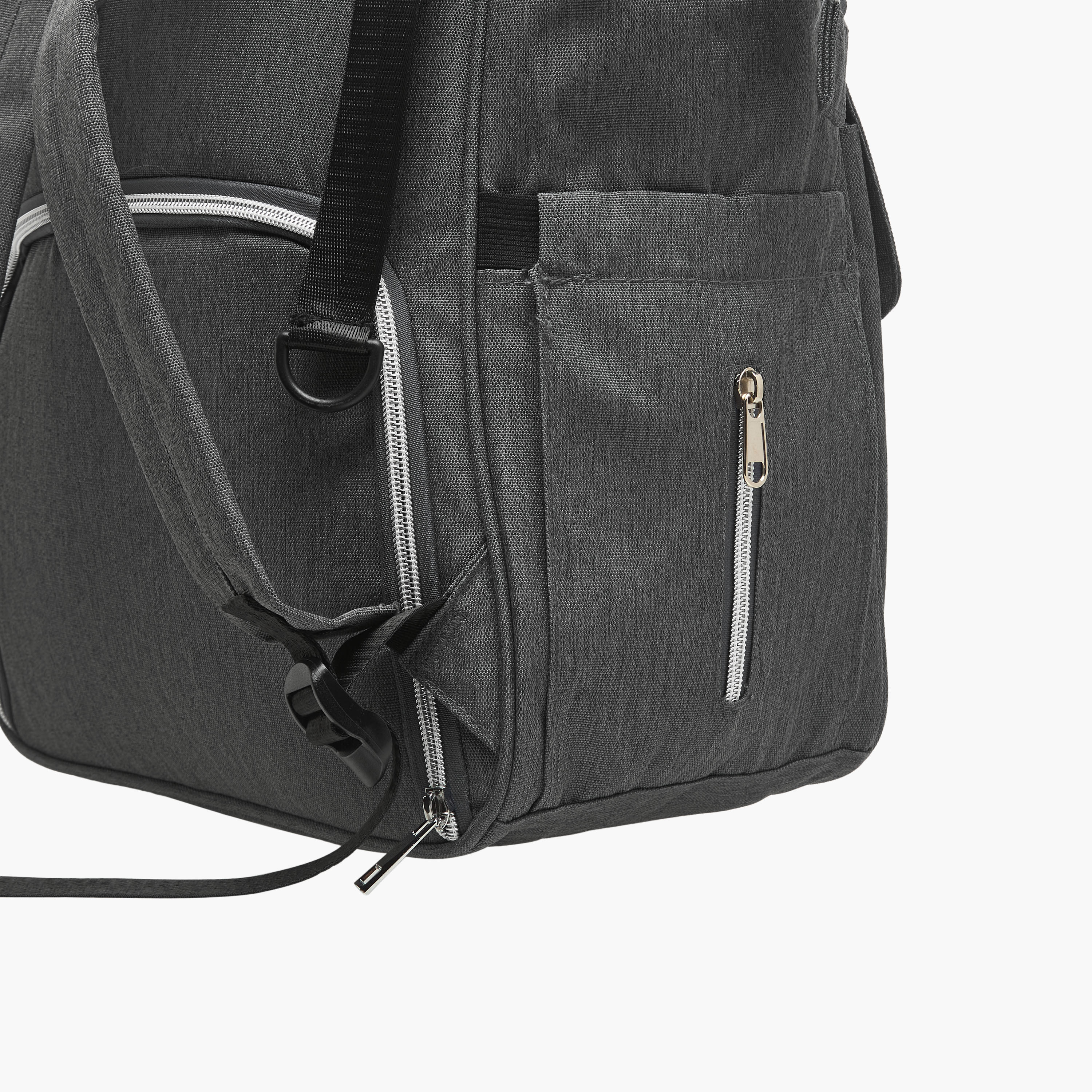 Juniors Arrow Print Diaper Backpack with Zip Closure-baby-gear-diaperbags-image-4