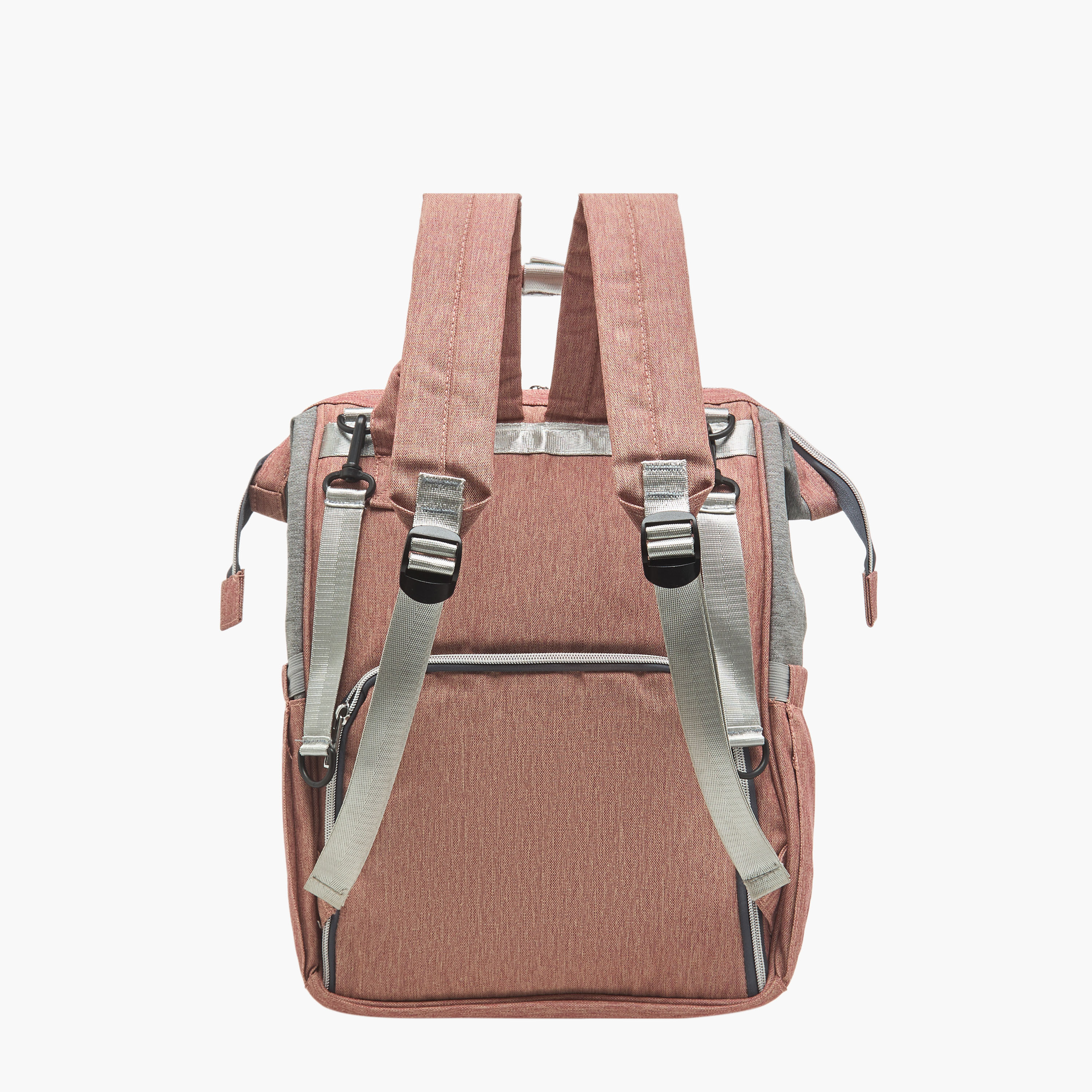 Juniors Arrow Print Diaper Backpack with Zip Closure-baby-diapering-diaperbags-image-3