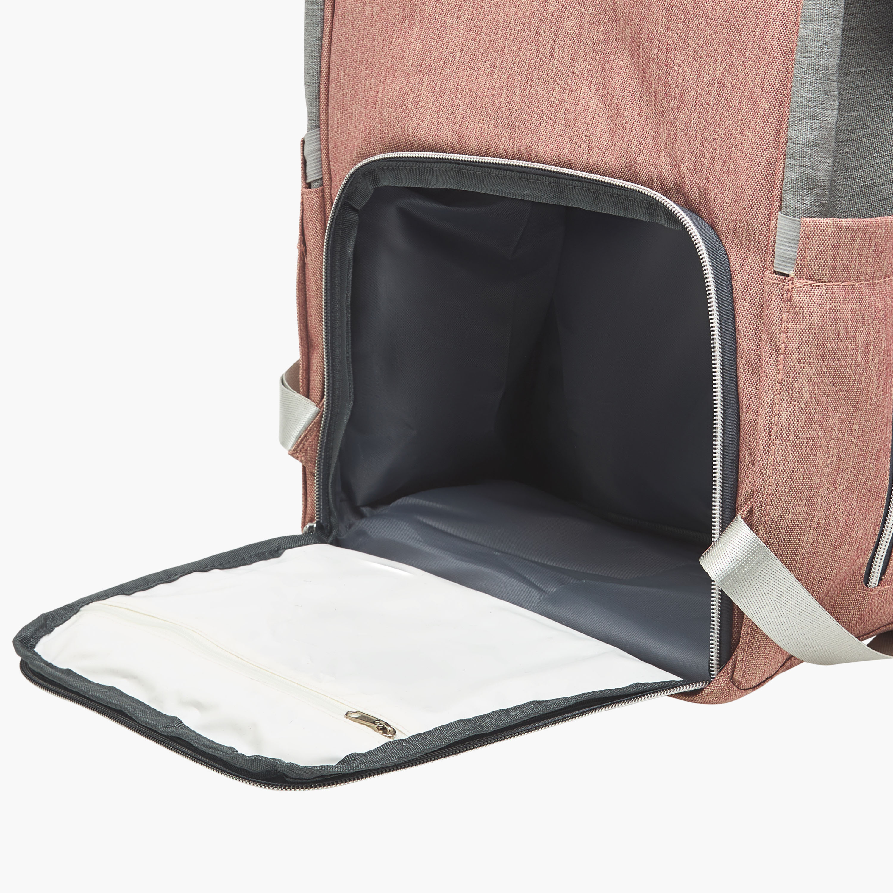 Juniors Arrow Print Diaper Backpack with Zip Closure-baby-diapering-diaperbags-image-8