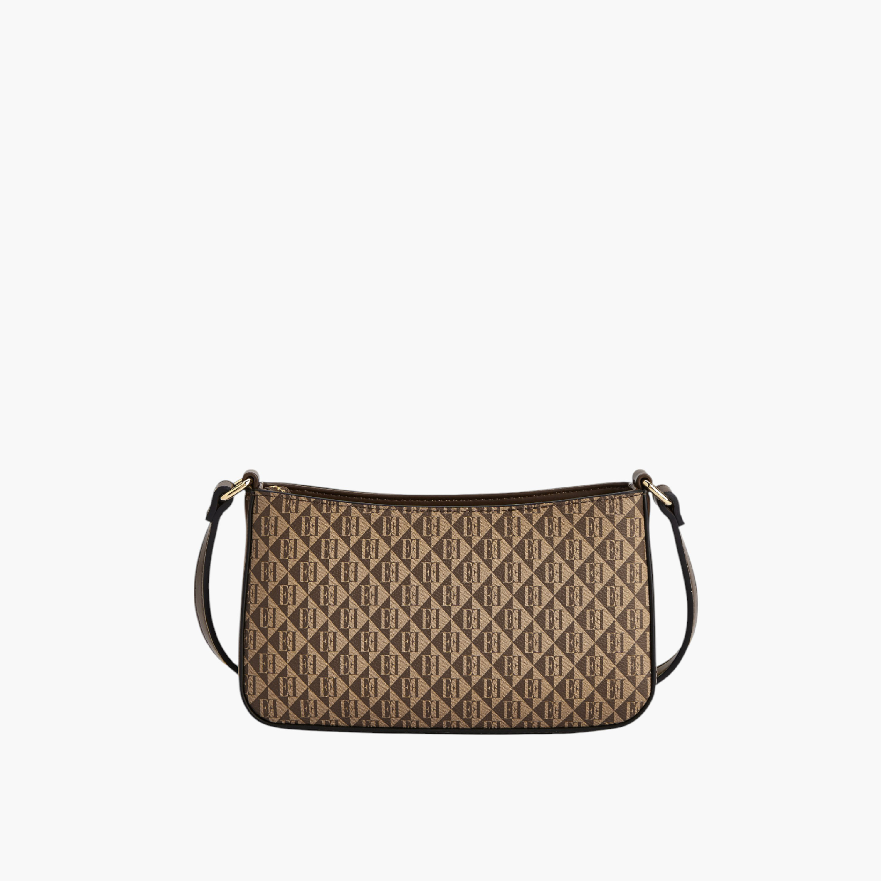 شنطة كروس بودي بطبعات مونوجرام وبحزام قابل للتعديل وسحاب إغلاق من إيل-women-bagsandwallets-handbags-image-2