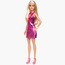 Barbie Fashionistas Doll #230, Blond Hair, Metallic Pink Minidress, Heart Cut-Out, Bracelet, Heels.-toys-dollsandplaysets-dolls-image-1