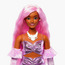 Barbie Deluxe Style Doll #1 in Barbiecore Outfit, Pink Hair and Glossy Pink Dress with Accessories-toys-dollsandplaysets-dollplaysets-image-3