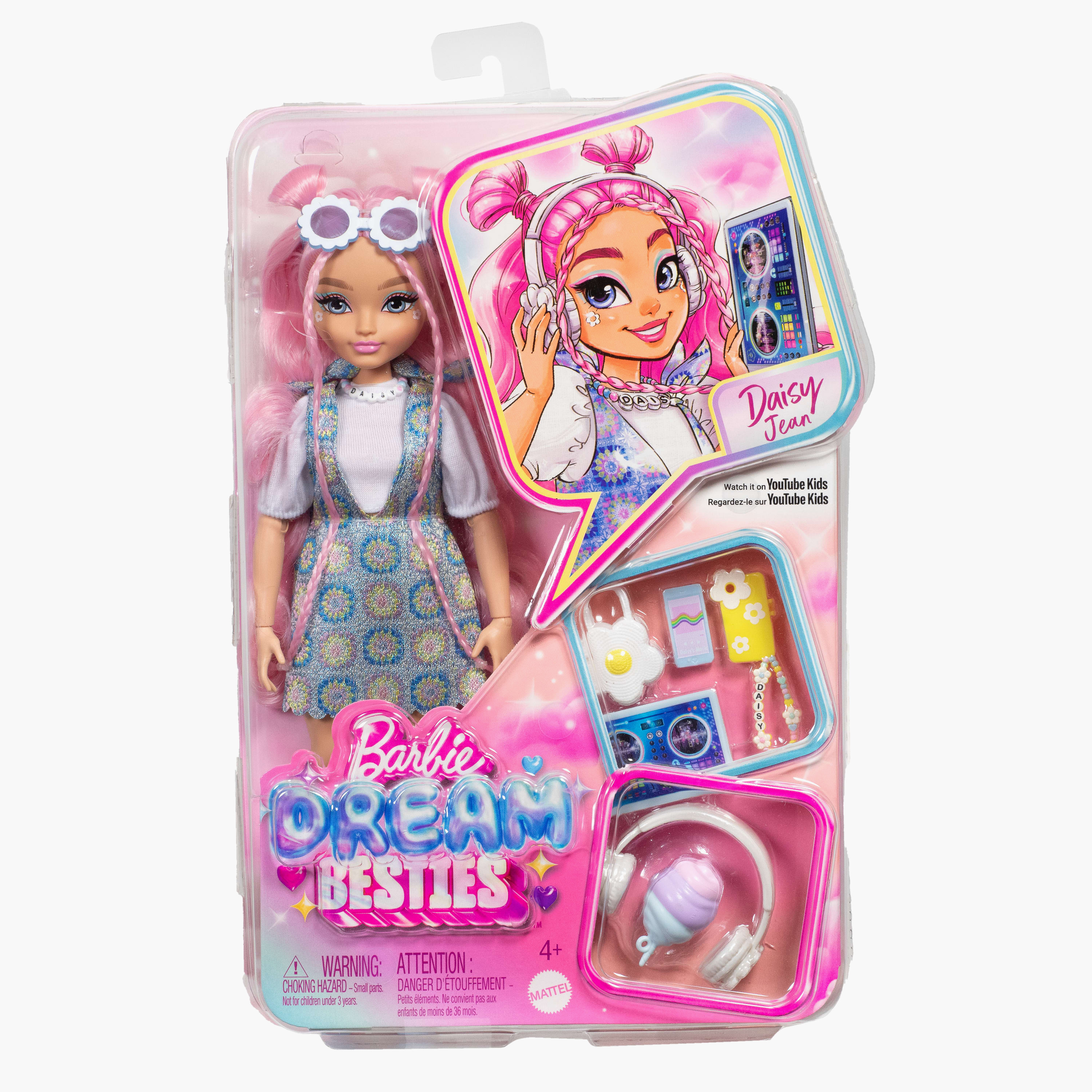 Barbie Dream Besties Doll and Accessories, Daisy Jean Posable Fashion Doll with Removable Fashions-toys-dollsandplaysets-dollplaysets-image-6