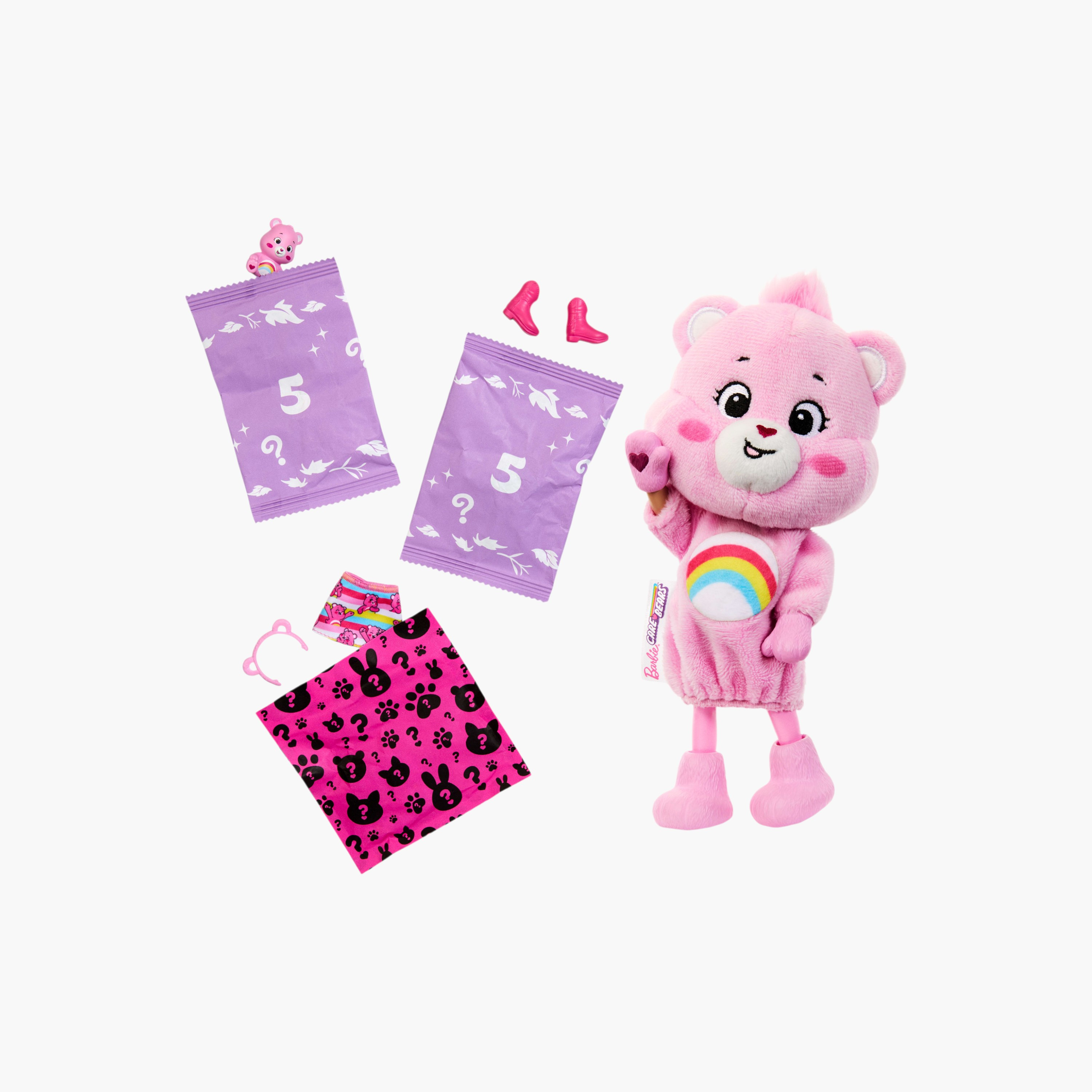 Barbie Cutie Reveal Chelsea Doll Playset, Care Bears Series, Doll with 6 Surprises (Styles May Vary)-toys-dollsandplaysets-dollplaysets-image-3