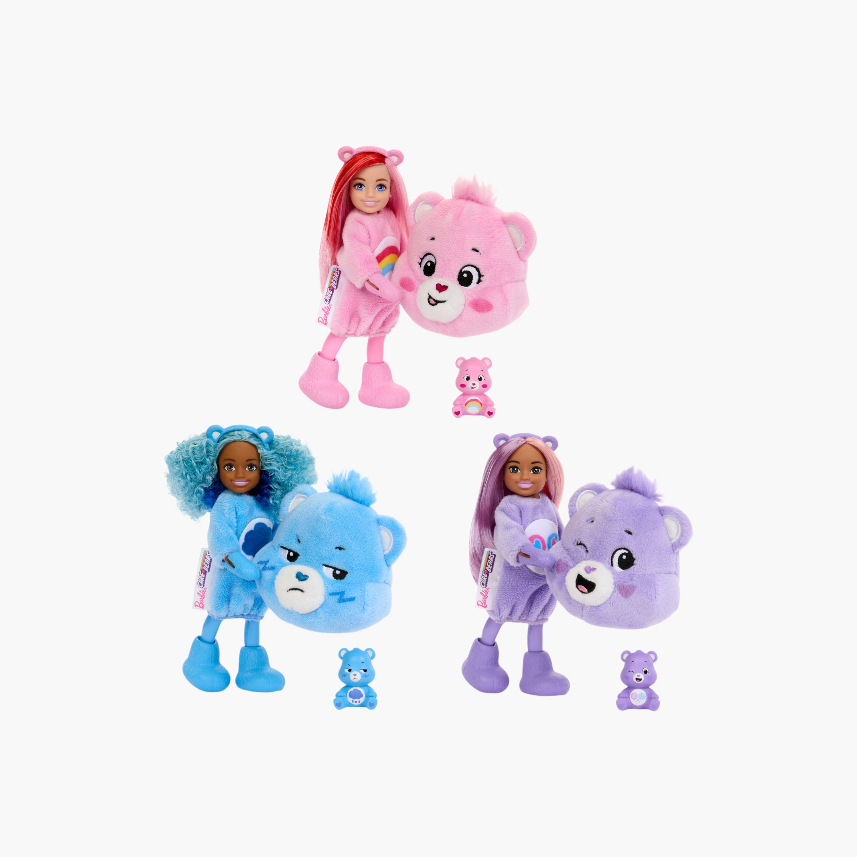 Barbie Cutie Reveal Chelsea Doll Playset, Care Bears Series, Doll with 6 Surprises (Styles May Vary)-toys-dollsandplaysets-dollplaysets-image-5