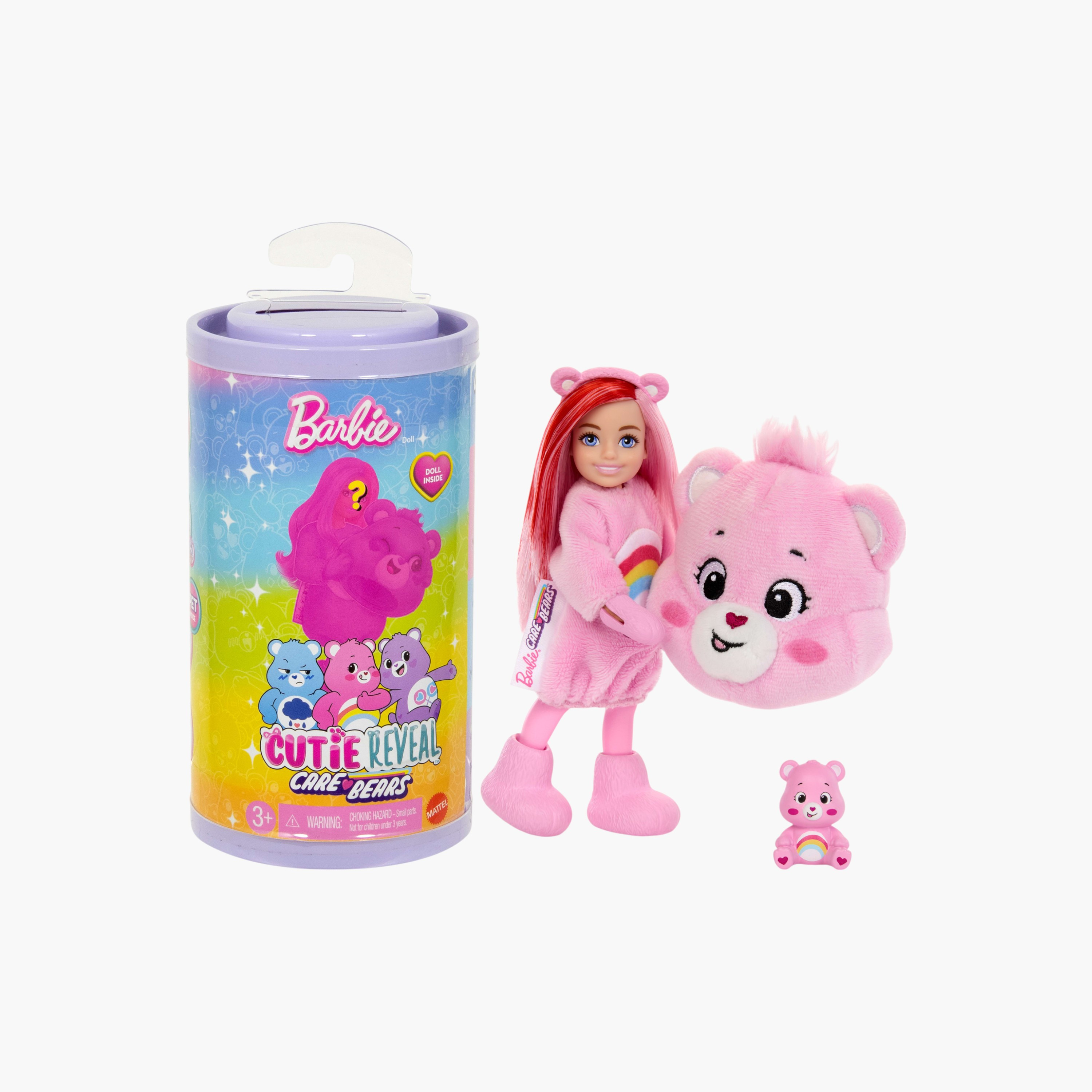 Barbie Cutie Reveal Chelsea Doll Playset, Care Bears Series, Doll with 6 Surprises (Styles May Vary)-toys-dollsandplaysets-dollplaysets-image-6