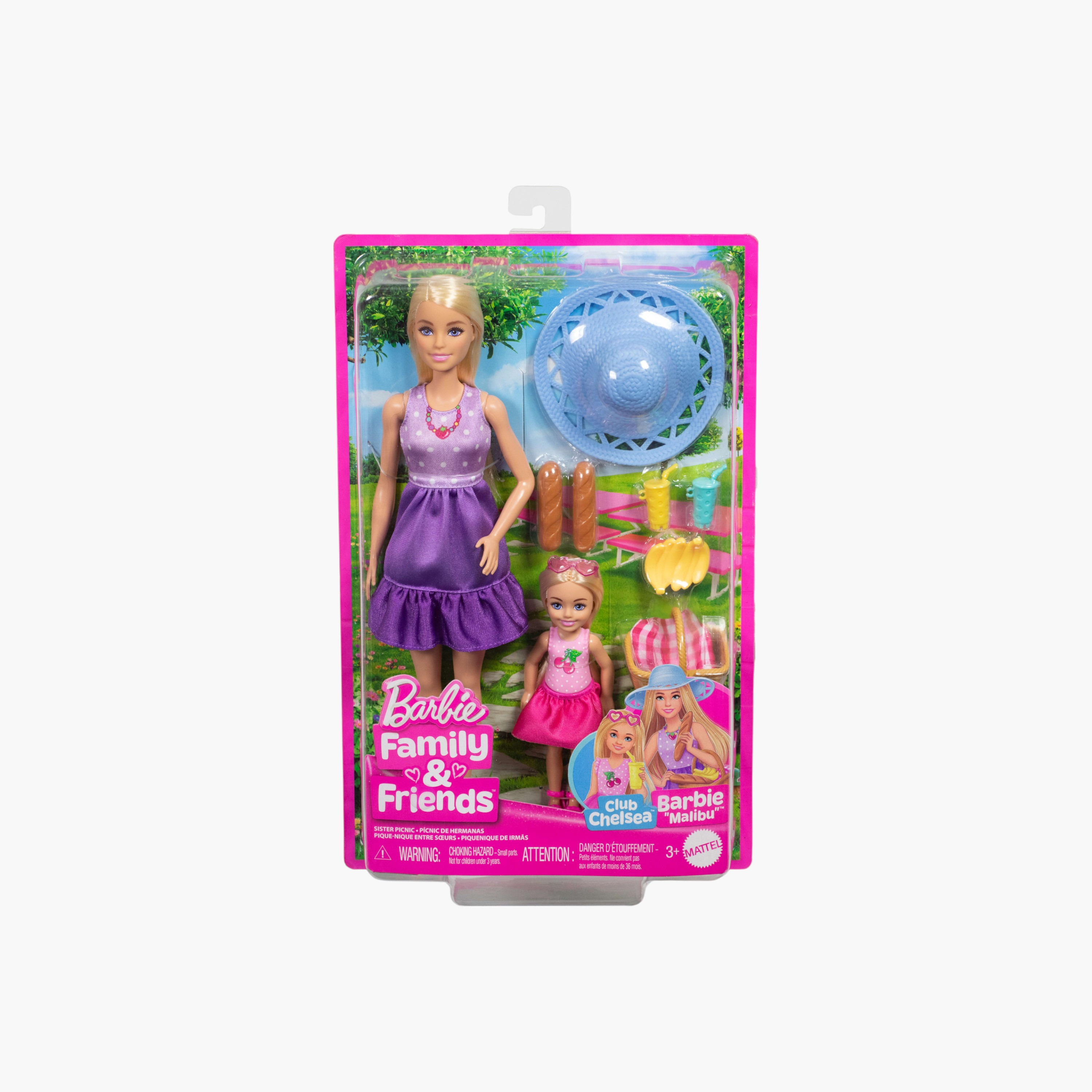 مجموعة لعب دمى العائلة والأصدقاء بطابع النزهة باربي مع 9 قطع إكسسوارات من باربي-toys-dollsandplaysets-dollplaysets-image-6