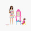 Barbie Teacher Doll with Brunette Doll with Printed Dress, 1 Toddler Doll, & Teaching Accessories-toys-dollsandplaysets-dollplaysets-image-1