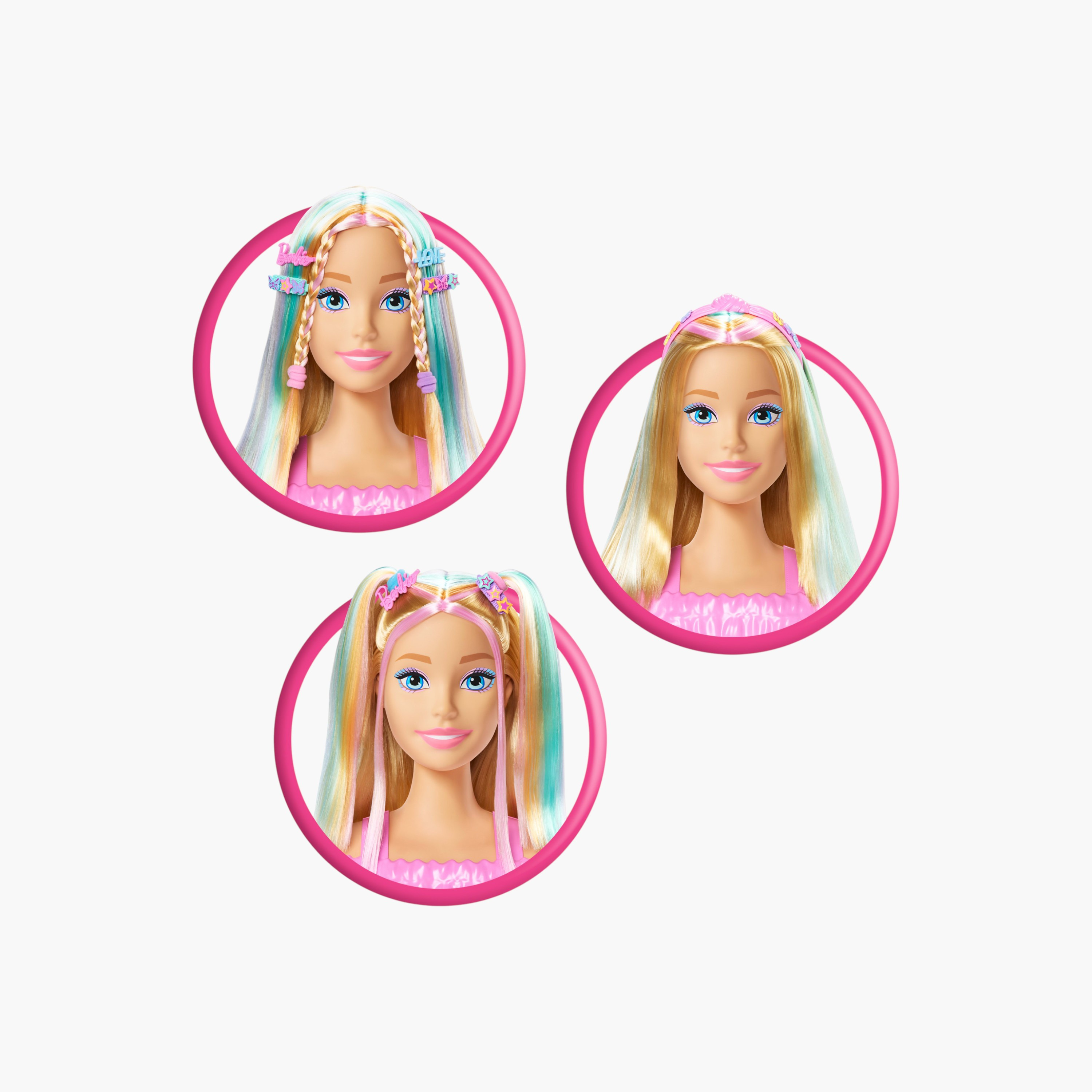 Barbie Doll Styling Head, Blonde Hair with Styling Accessories Including Star & Butterfly Hair Clips-toys-dollsandplaysets-dollplaysets-image-4