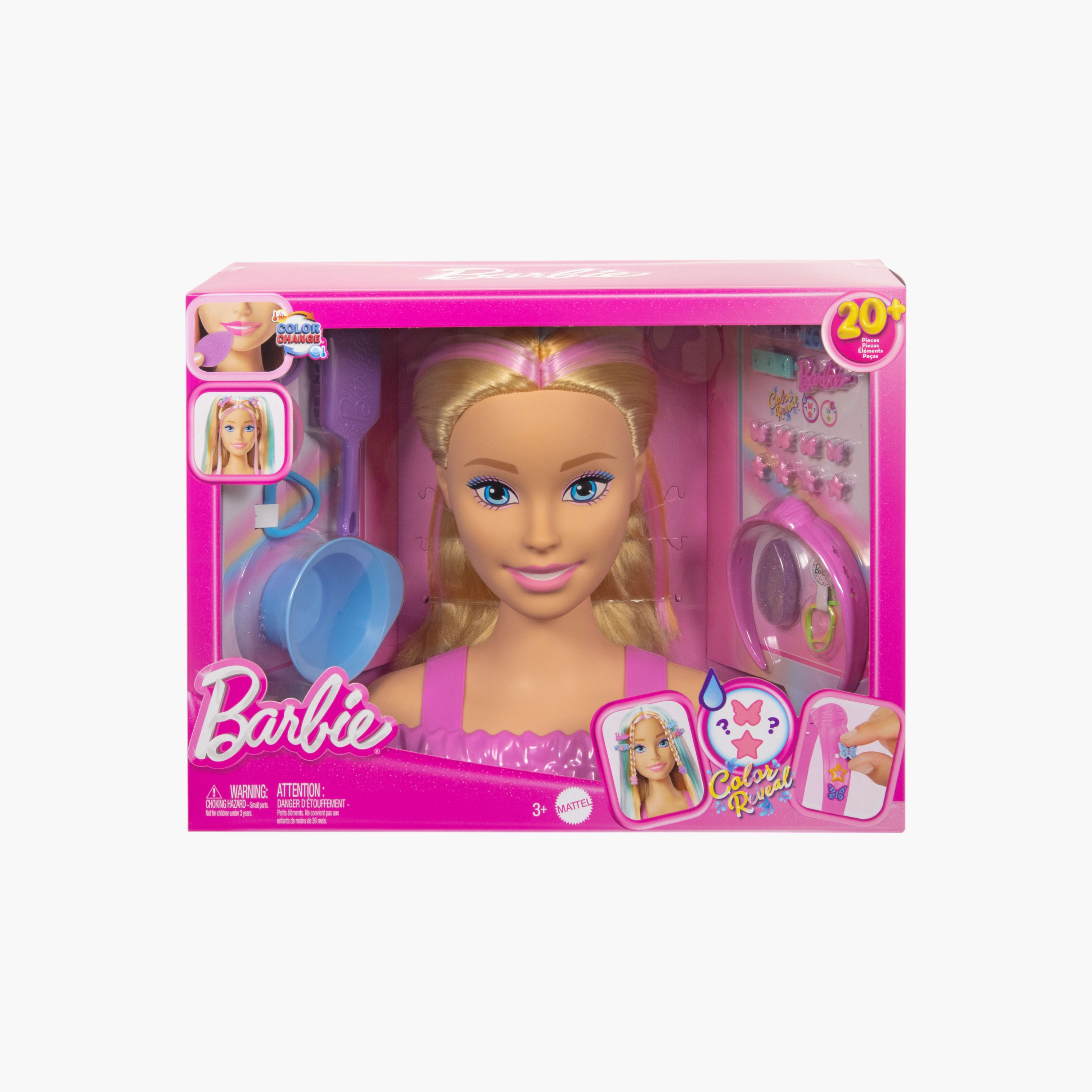 Barbie Doll Styling Head, Blonde Hair with Styling Accessories Including Star & Butterfly Hair Clips-toys-dollsandplaysets-dollplaysets-image-6
