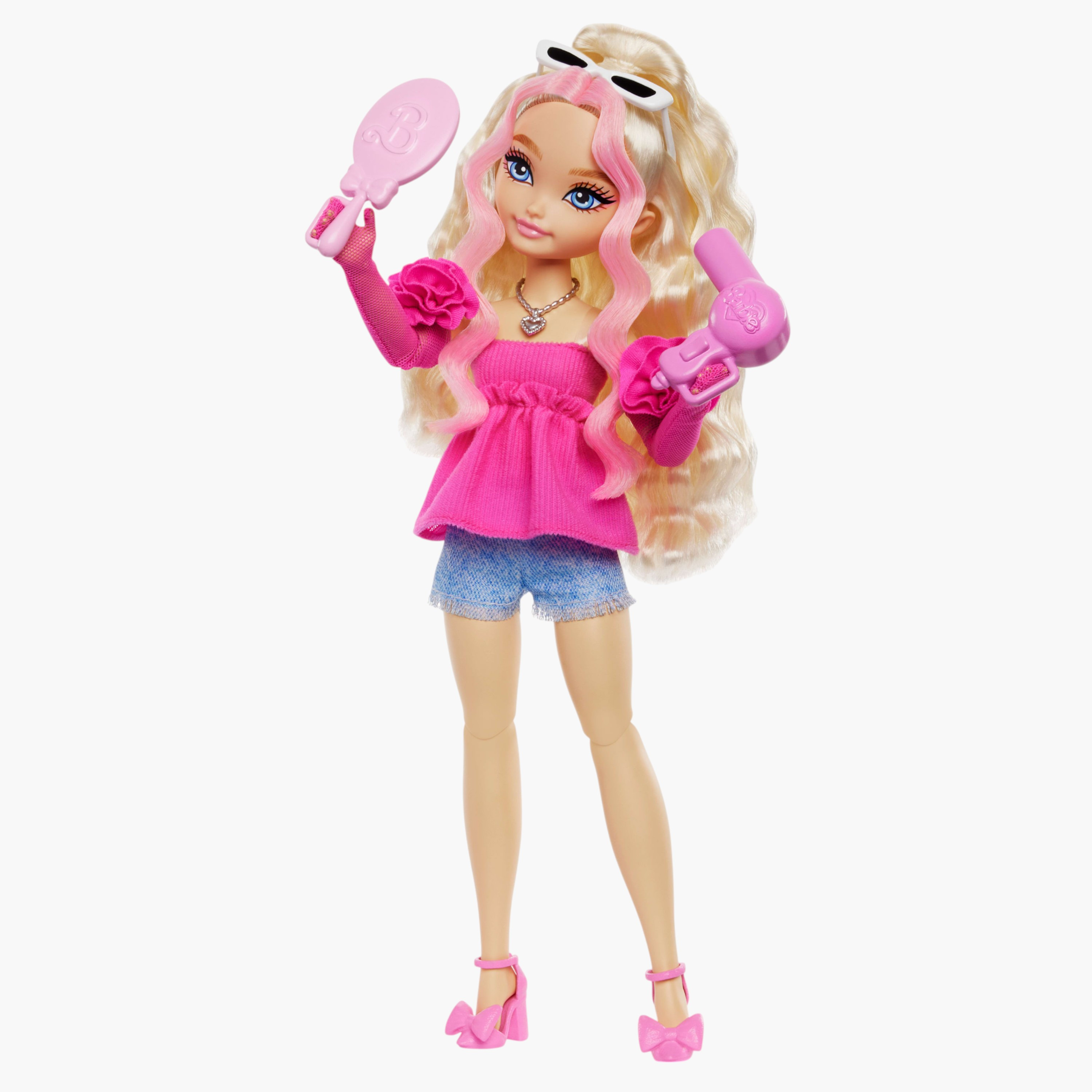 Barbie Dream Besties Playset, Barbie “Malibu” Posable Doll with Wavy Hair, 11 Themed Accessories-toys-dollsandplaysets-dollplaysets-image-5