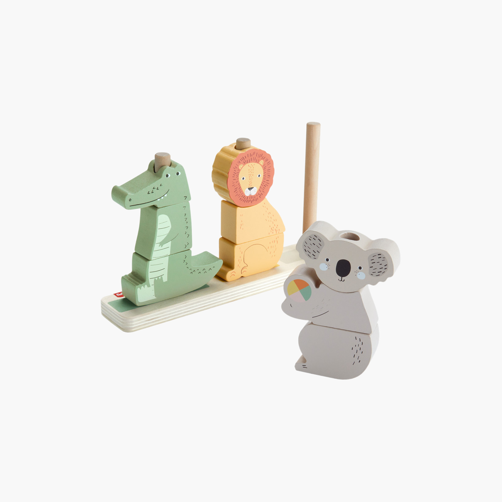 Fisher-Price Wooden Stack and Sort Animal Toy-toys-babyandtoddlertoys-stackingandnestingtoys-image-1