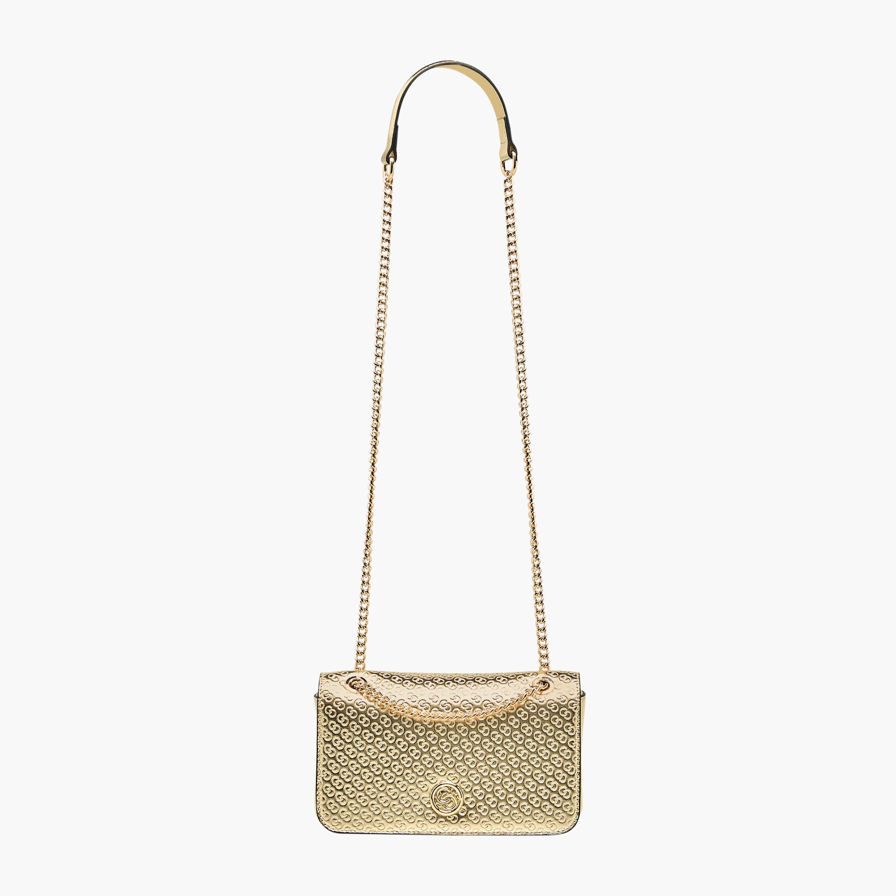 Celeste Monogram Embossed Crossbody Bag with Chain Strap-women-bagsandwallets-handbags-image-3