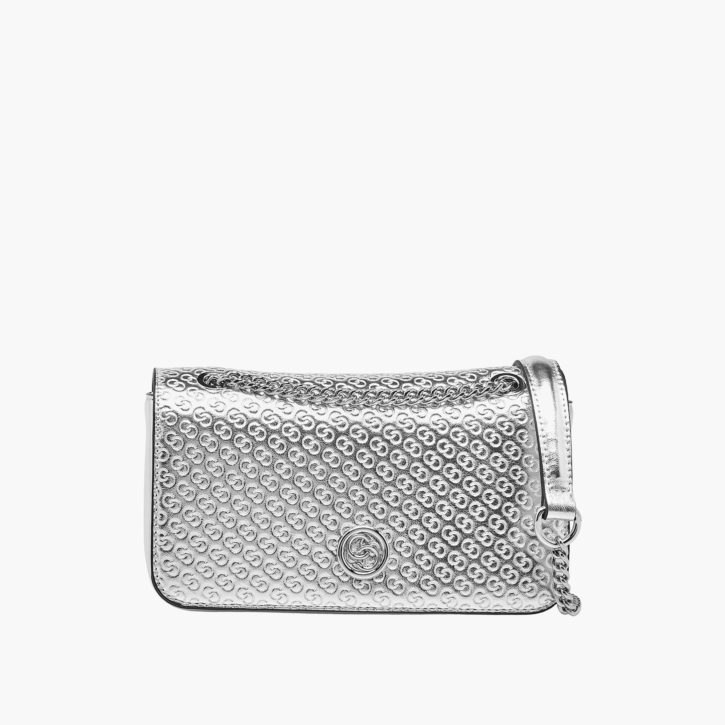 شنطة كروس بودي بنقوش مونوجرام وحزام سلسلة من سيليست-women-bagsandwallets-handbags-image-1
