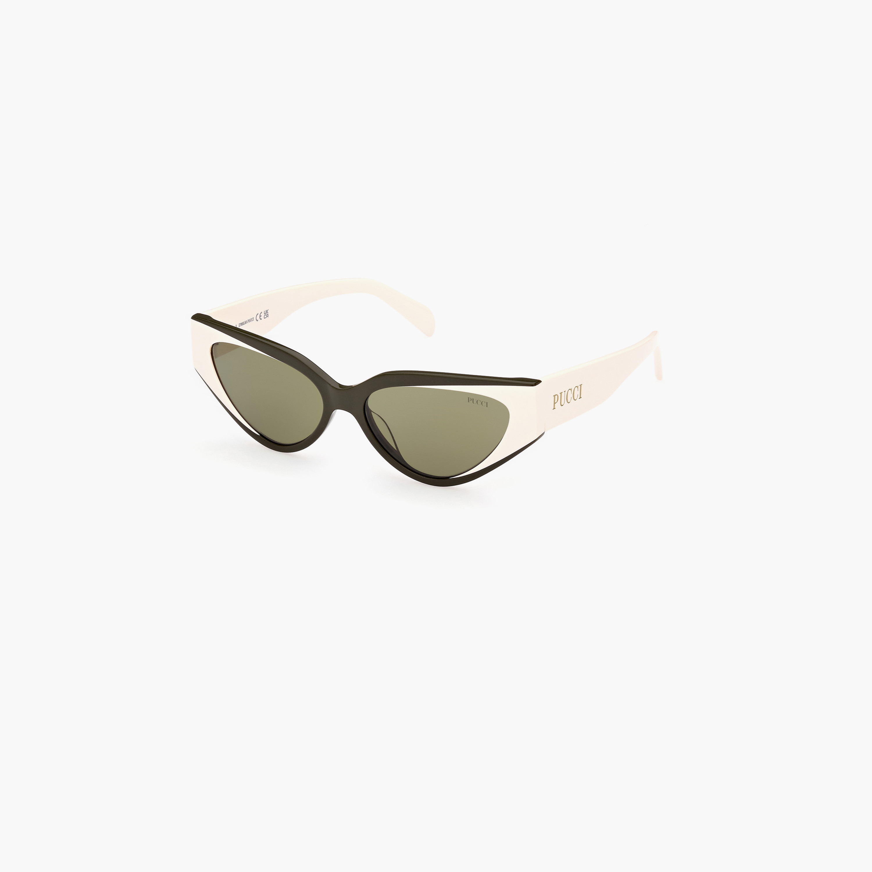 Pucci 55MM Green Cat Eye Sunglasses EP020496N55-women-sunglasses-image-1