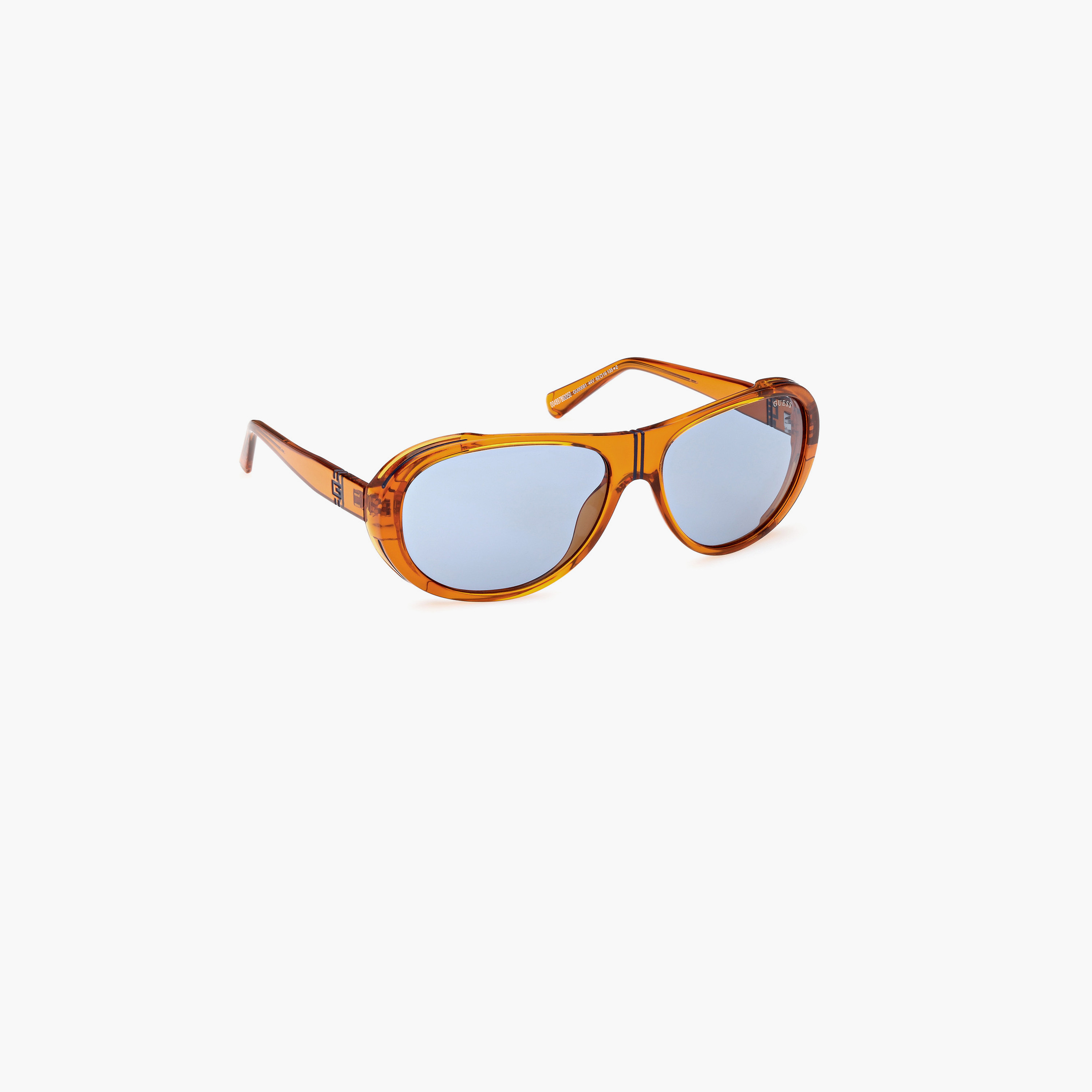 يخمن نظارة شمسية بيضاوية لون إزرق 62مم GU0008144V62-men-sunglasses-image-3