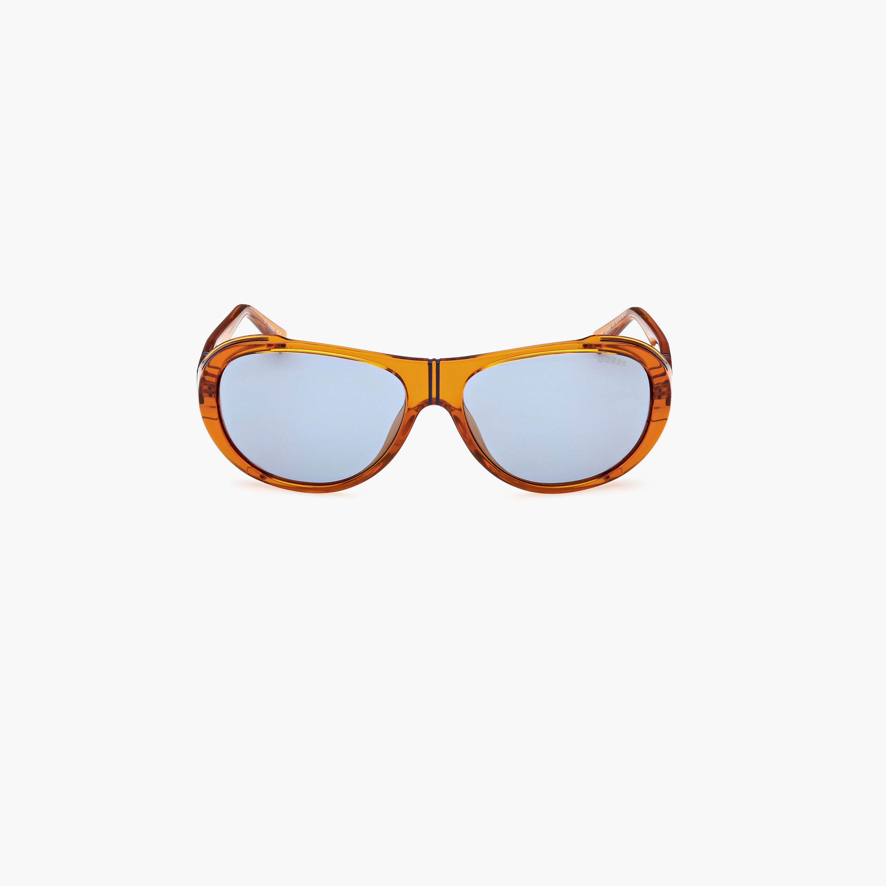 يخمن نظارة شمسية بيضاوية لون إزرق 62مم GU0008144V62-men-sunglasses-image-4