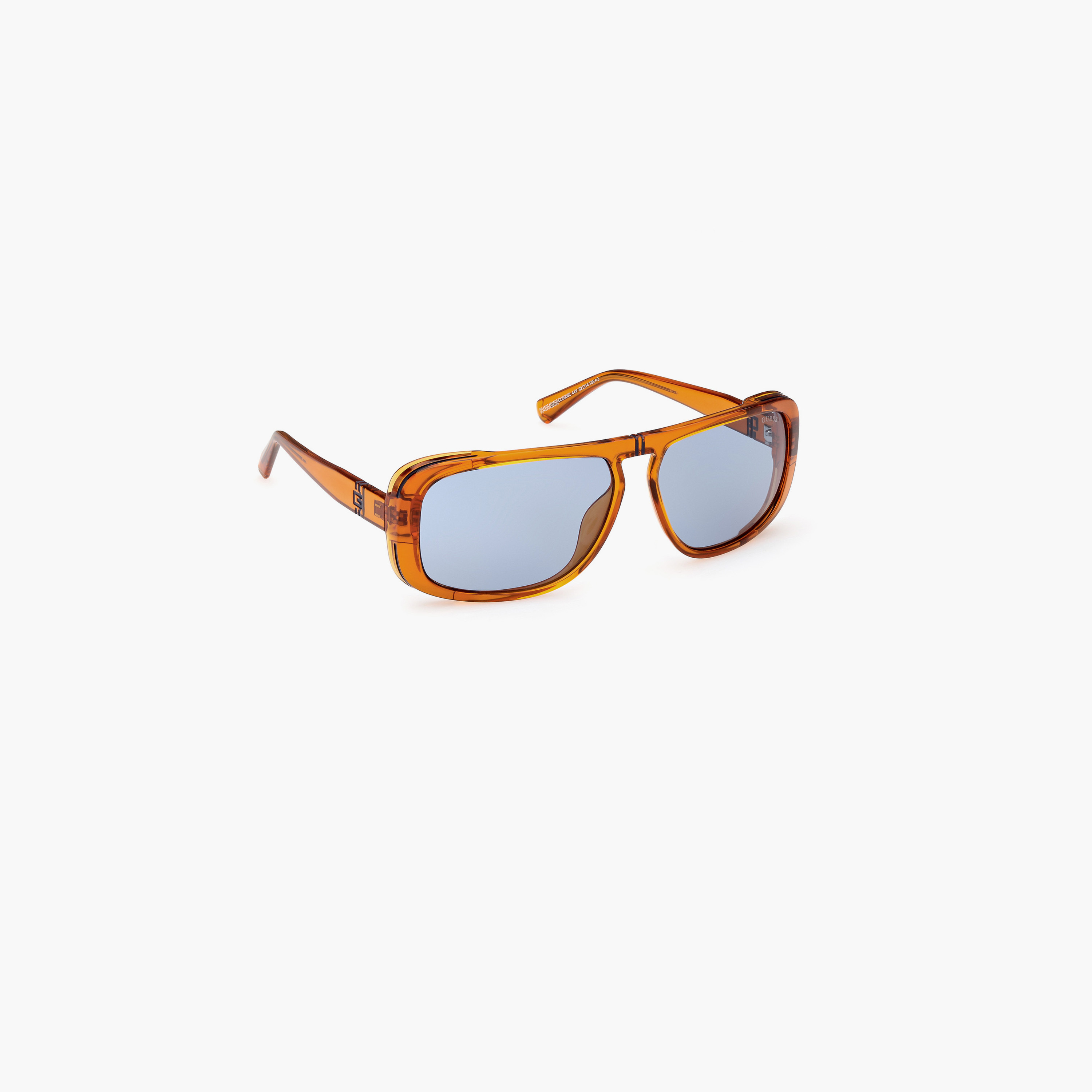 Guess 62MM Blue Rectangle Sunglasses GU0008244V62-men-sunglasses-image-3