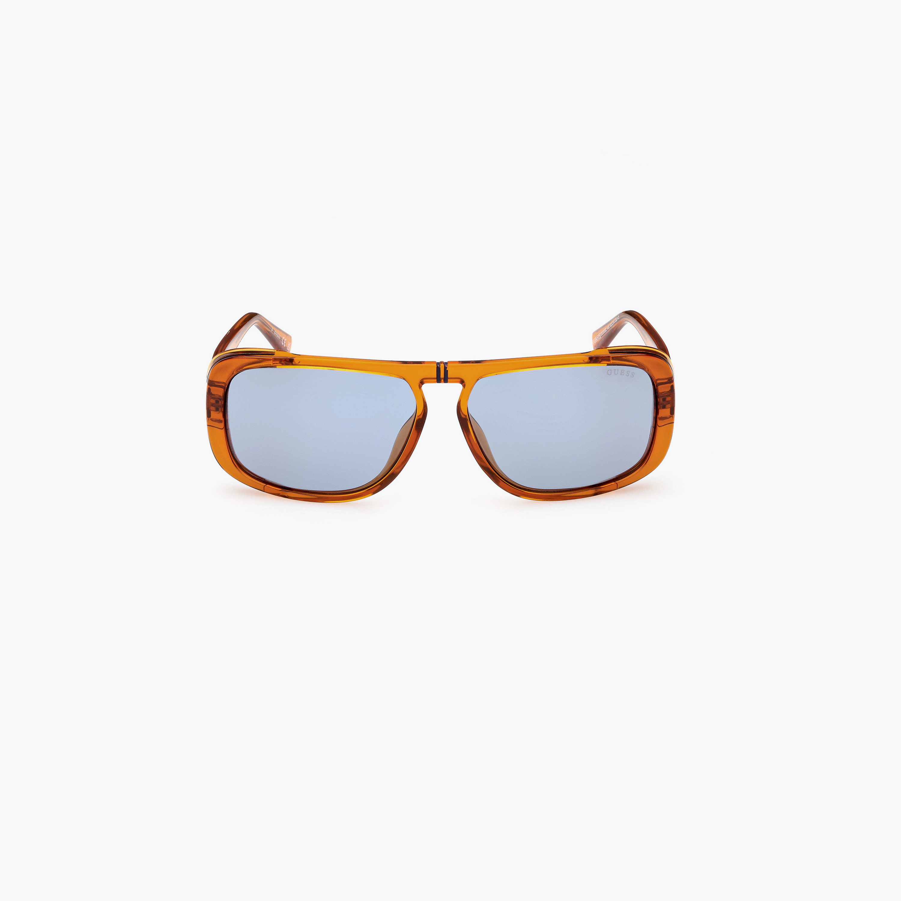 يخمن نظارة شمسية مستطيلة لون إزرق 62مم GU0008244V62-men-sunglasses-image-4