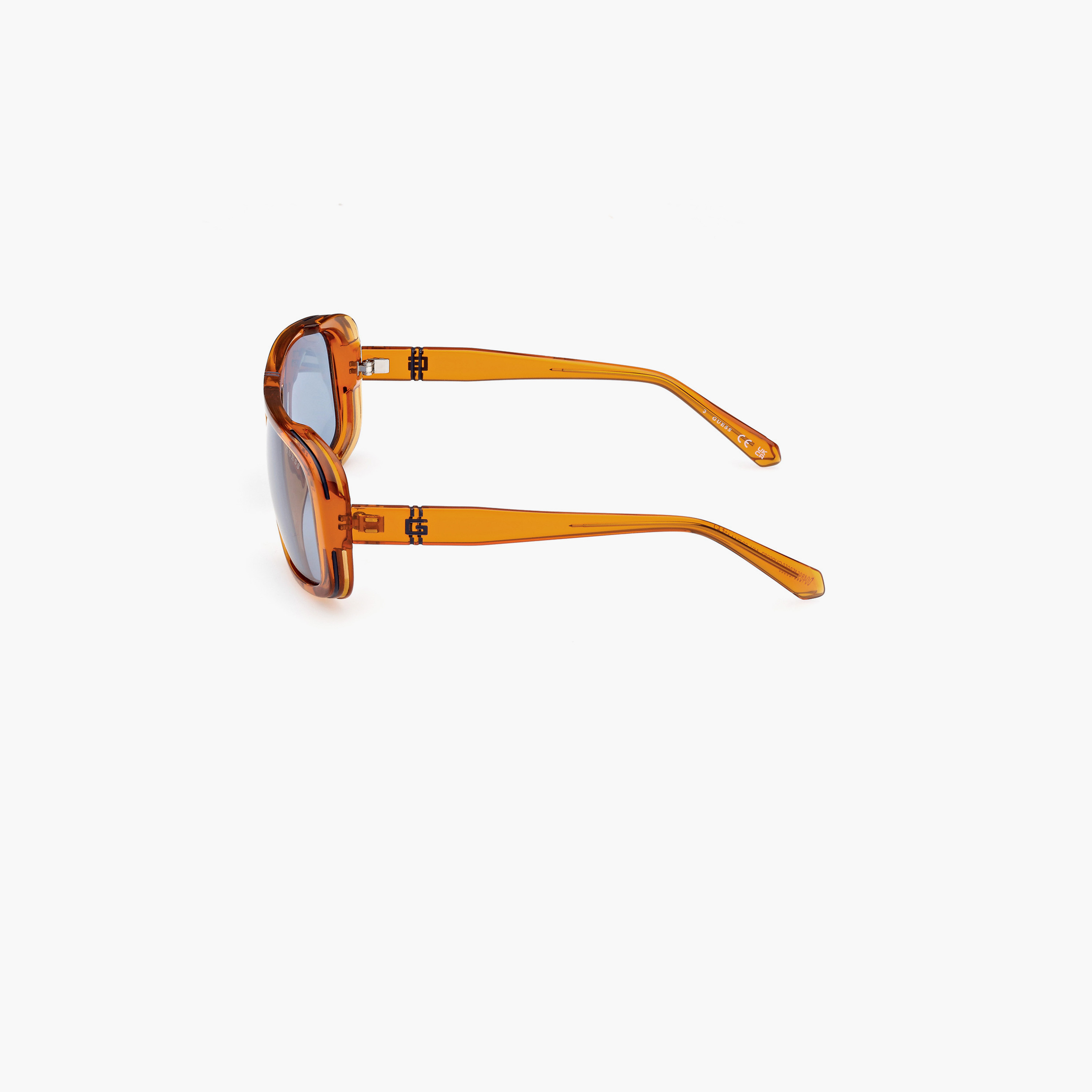 Guess 62MM Blue Rectangle Sunglasses GU0008244V62-men-sunglasses-image-5