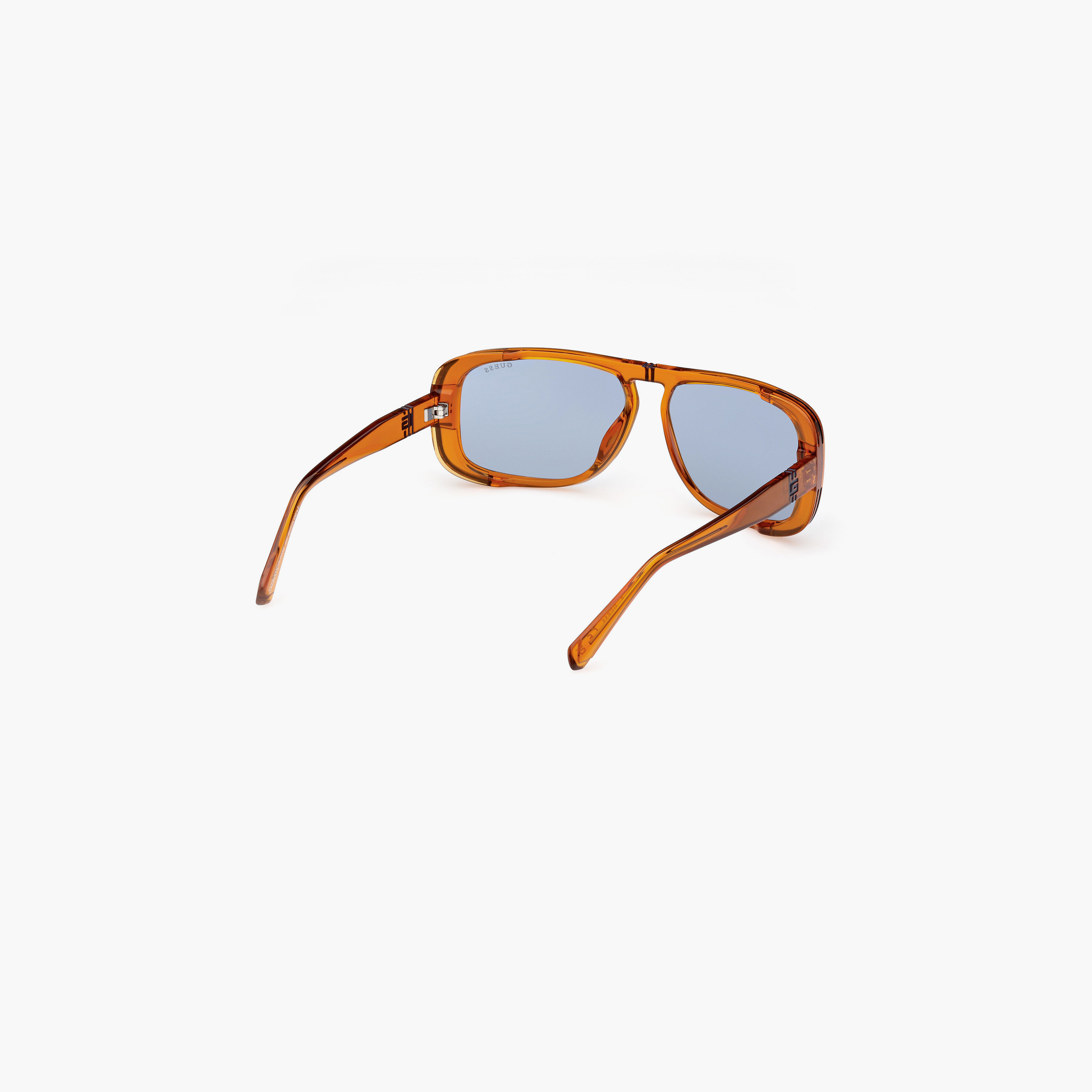 Guess 62MM Blue Rectangle Sunglasses GU0008244V62-men-sunglasses-image-8