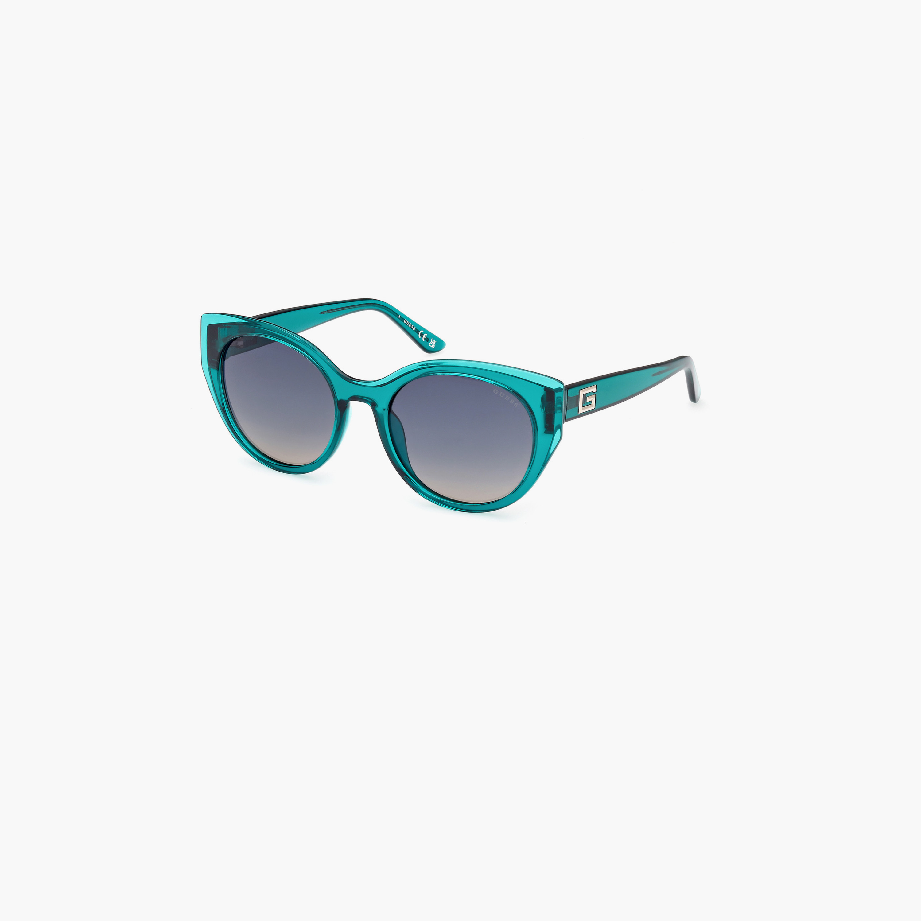 Guess 53MM Gradient Green Cat Eye Sunglasses GU790996P53-women-sunglasses-image-1