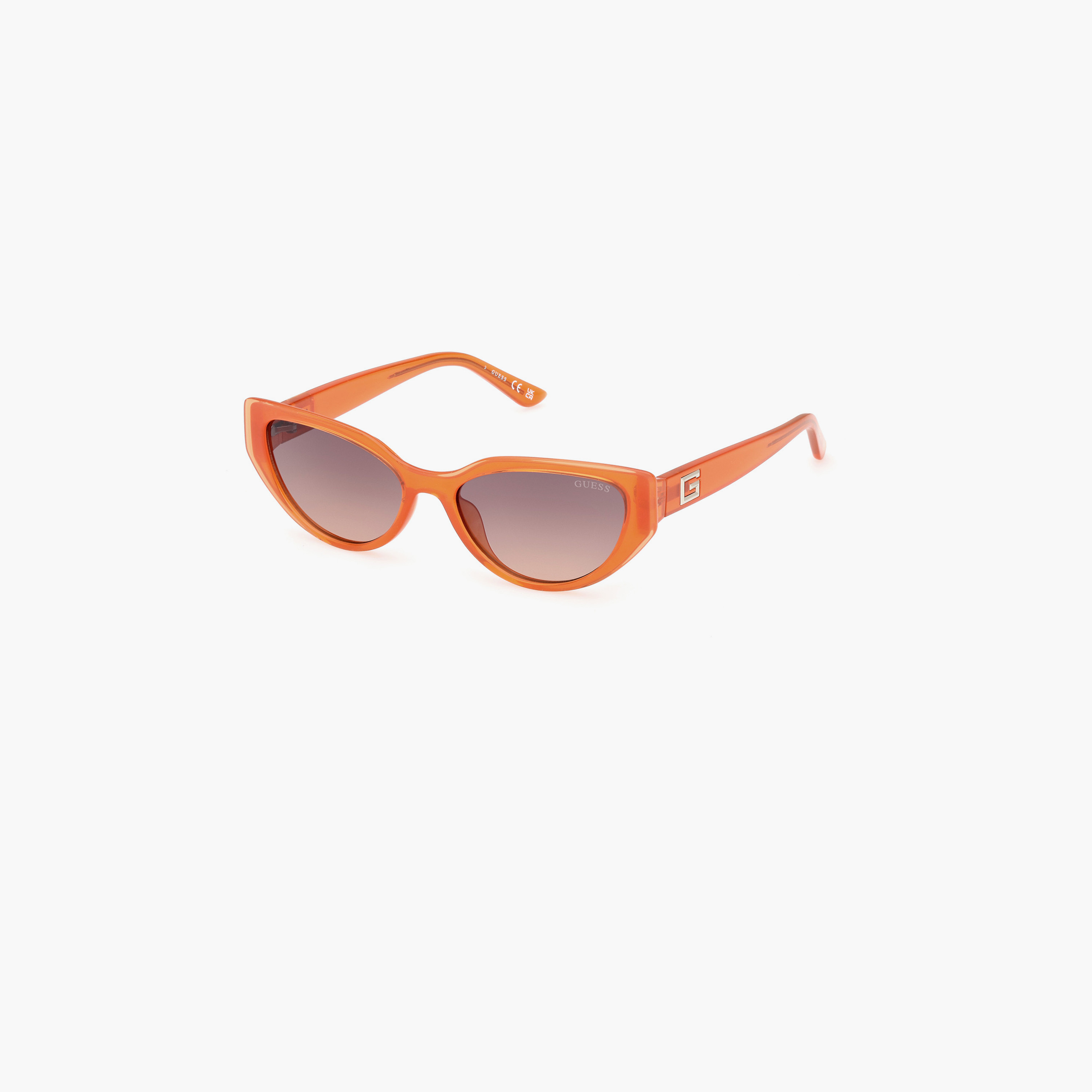 Guess 52MM Gradient Brown Oval Sunglasses GU791044F52-women-sunglasses-image-1
