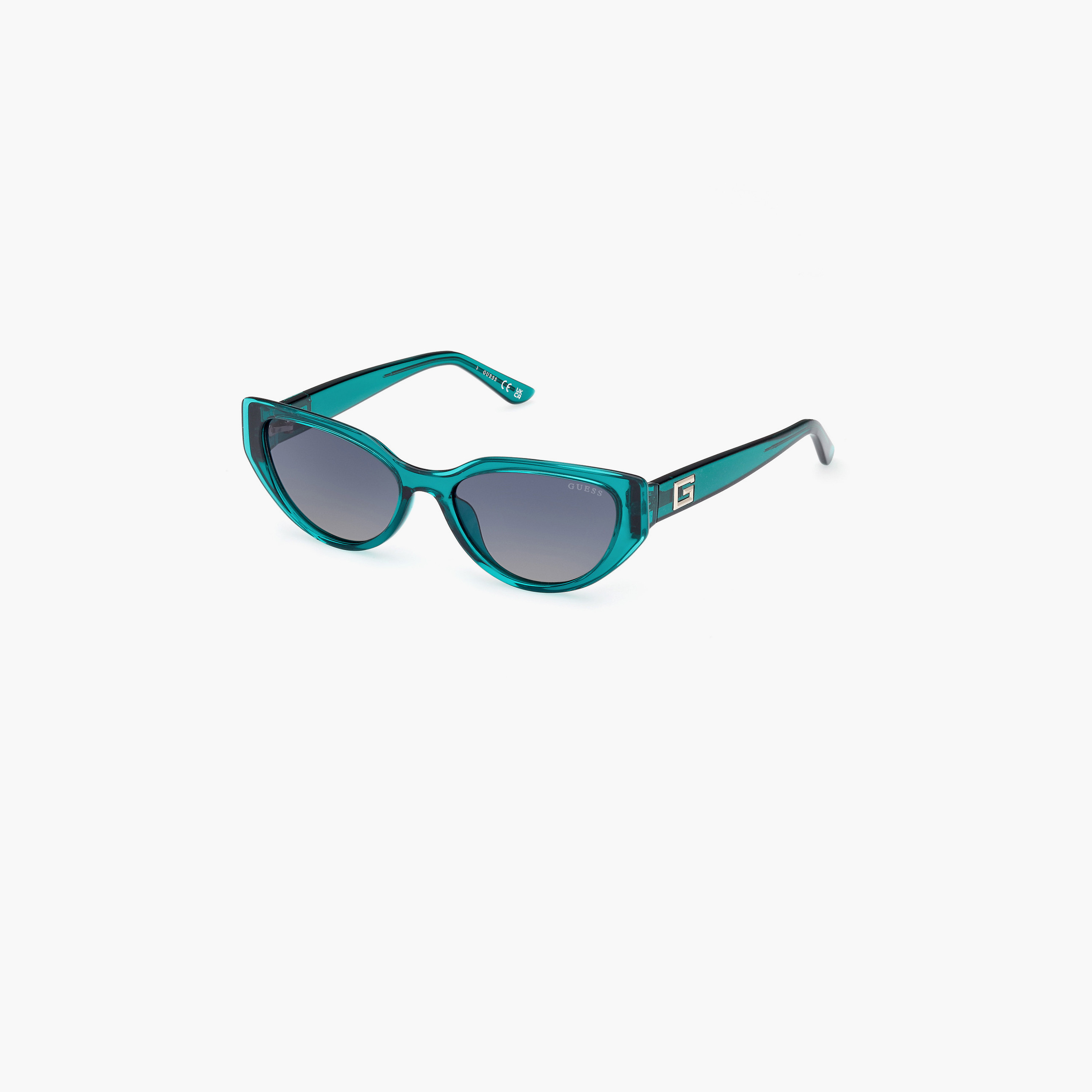 Guess 52MM Gradient Green Oval Sunglasses GU791096P52-women-sunglasses-image-1